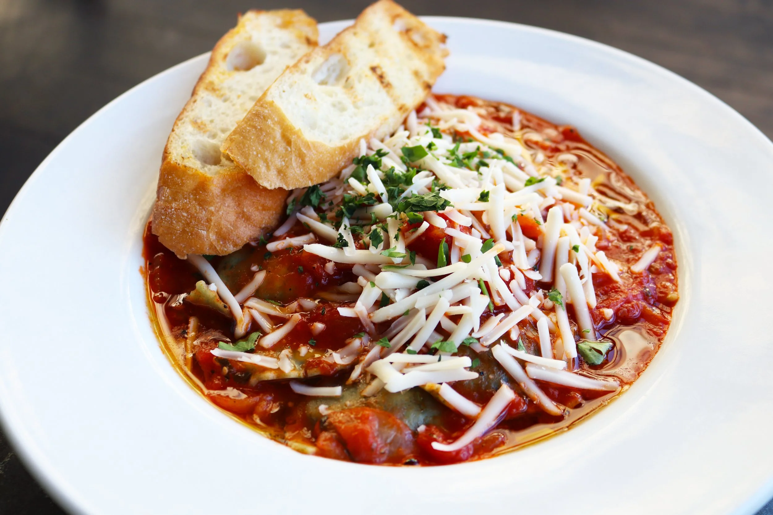 Mushroom and Vegan Ricotta Ravioli - Bar Solita (Photo by Raven & Crow)