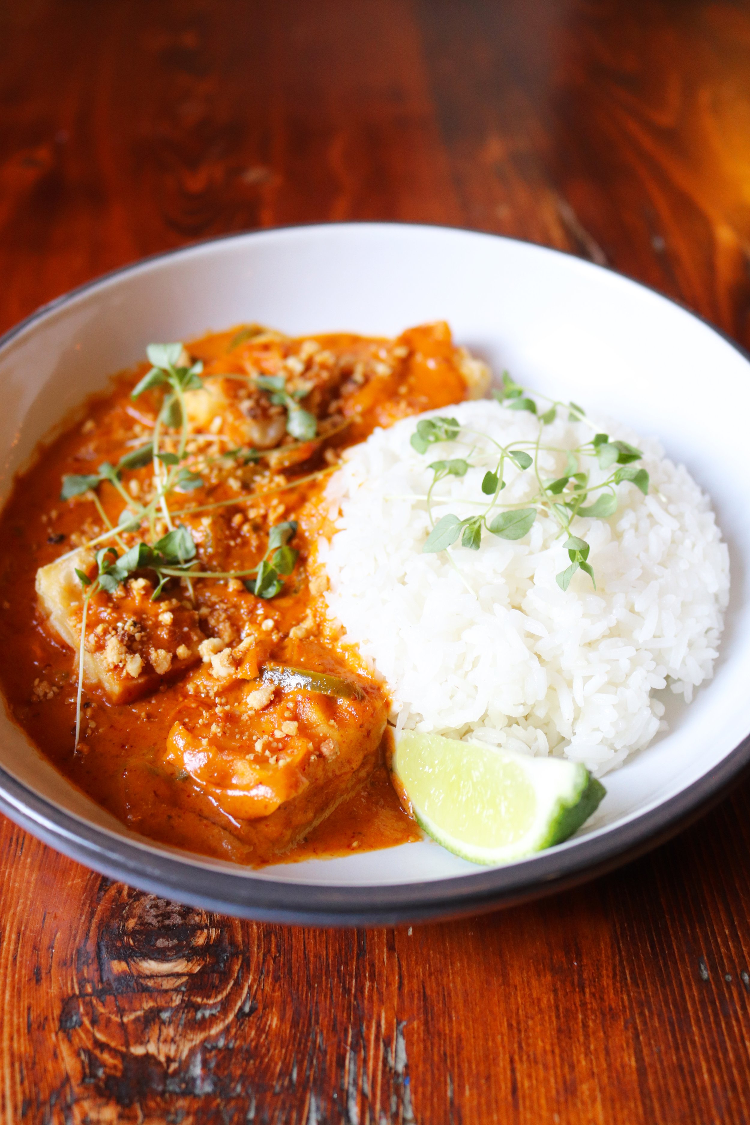Panang Curry with Crispy Tofu - Tarrant’s West (Photo by Raven & Crow)