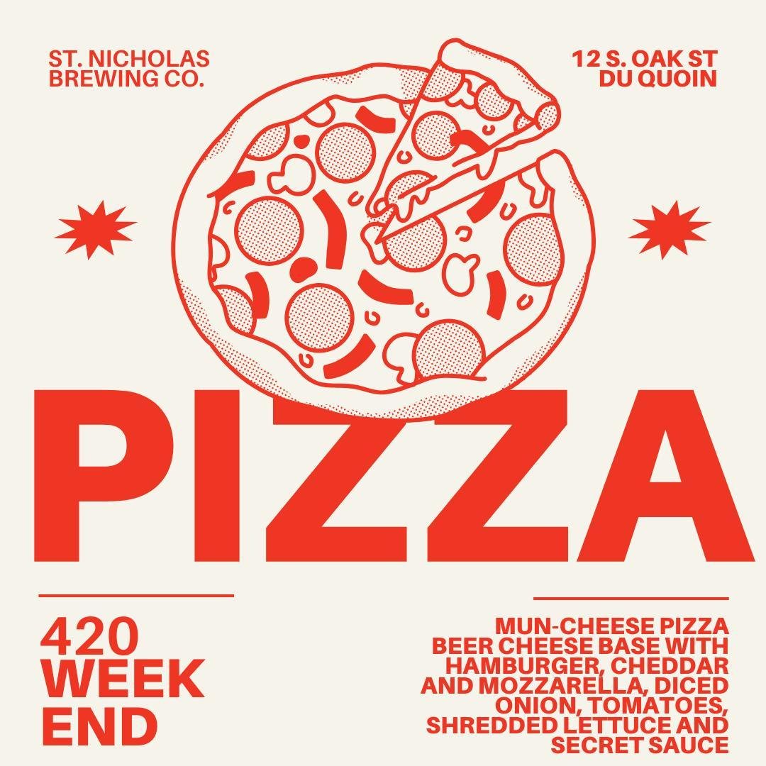 🍕🌿 This 420, St. Nicholas Brewing Co. is sparking up your weekend with a blast from the past! We&rsquo;re bringing back a crowd favorite &ndash; the legendary MUN-CHEESE PIZZA! Available only this weekend, so get it while it&rsquo;s hot (and legal)