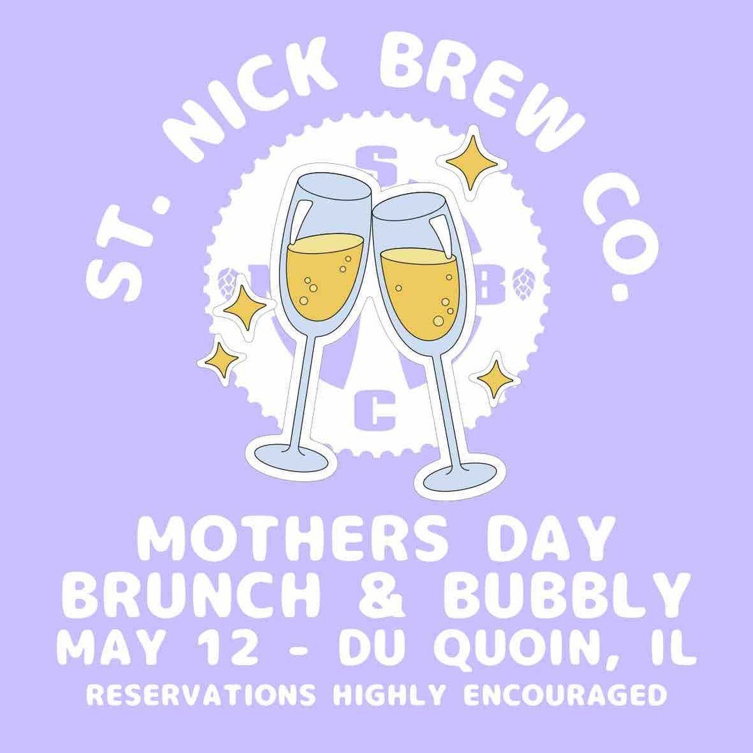 🌷Celebrate Mother&rsquo;s Day with Brunch &amp; Bubbly at St. Nick Brew Co.🥂
Join us from 10 AM to 3PM for a delightful brunch that&rsquo;s perfect for honoring moms. Make sure to book your table early&mdash;reservations are highly encouraged! #Mot