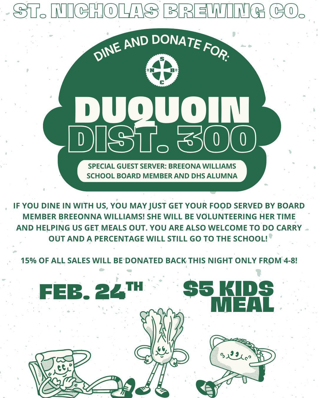 Dine and Donate for Dist 300!