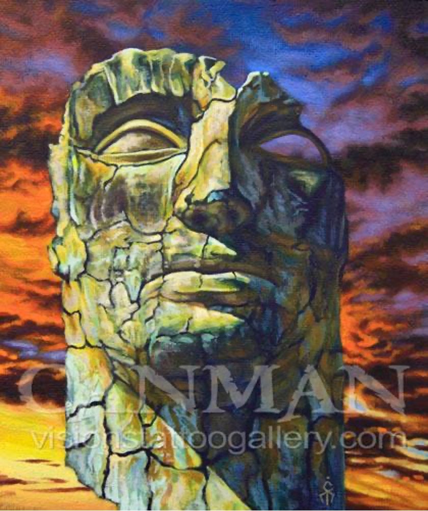 I’m inspired by my daily interactions with the visual world around me. Social issues and human emotional states find their way into my work as well." -CanMan
