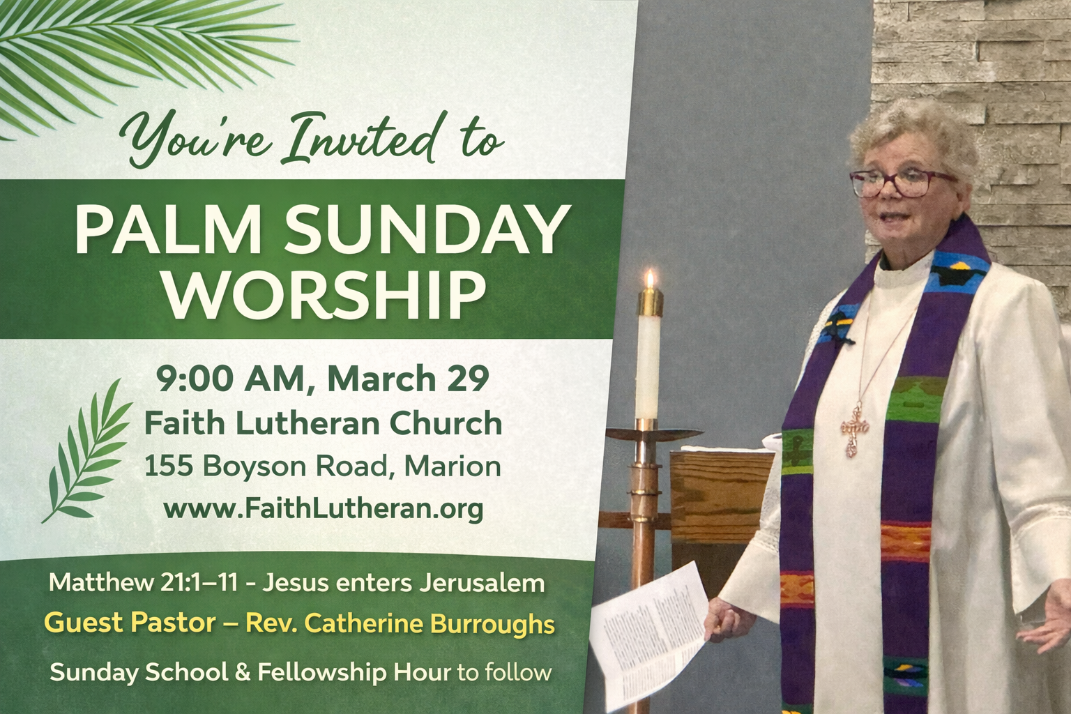 We are a community of faith, growing in Christ, sharing in God’s love.   Nurturing faith, together . . . 