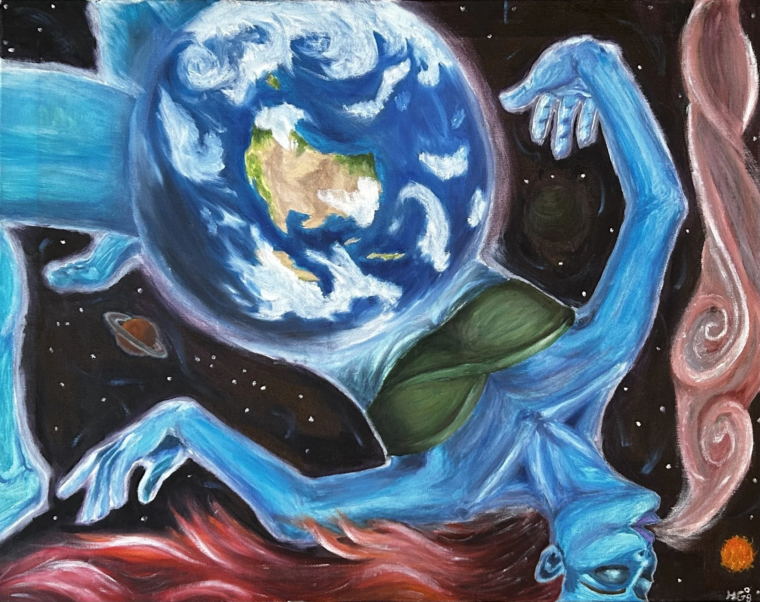 Gaia. Oil on Canvas. 24x36. 2008.