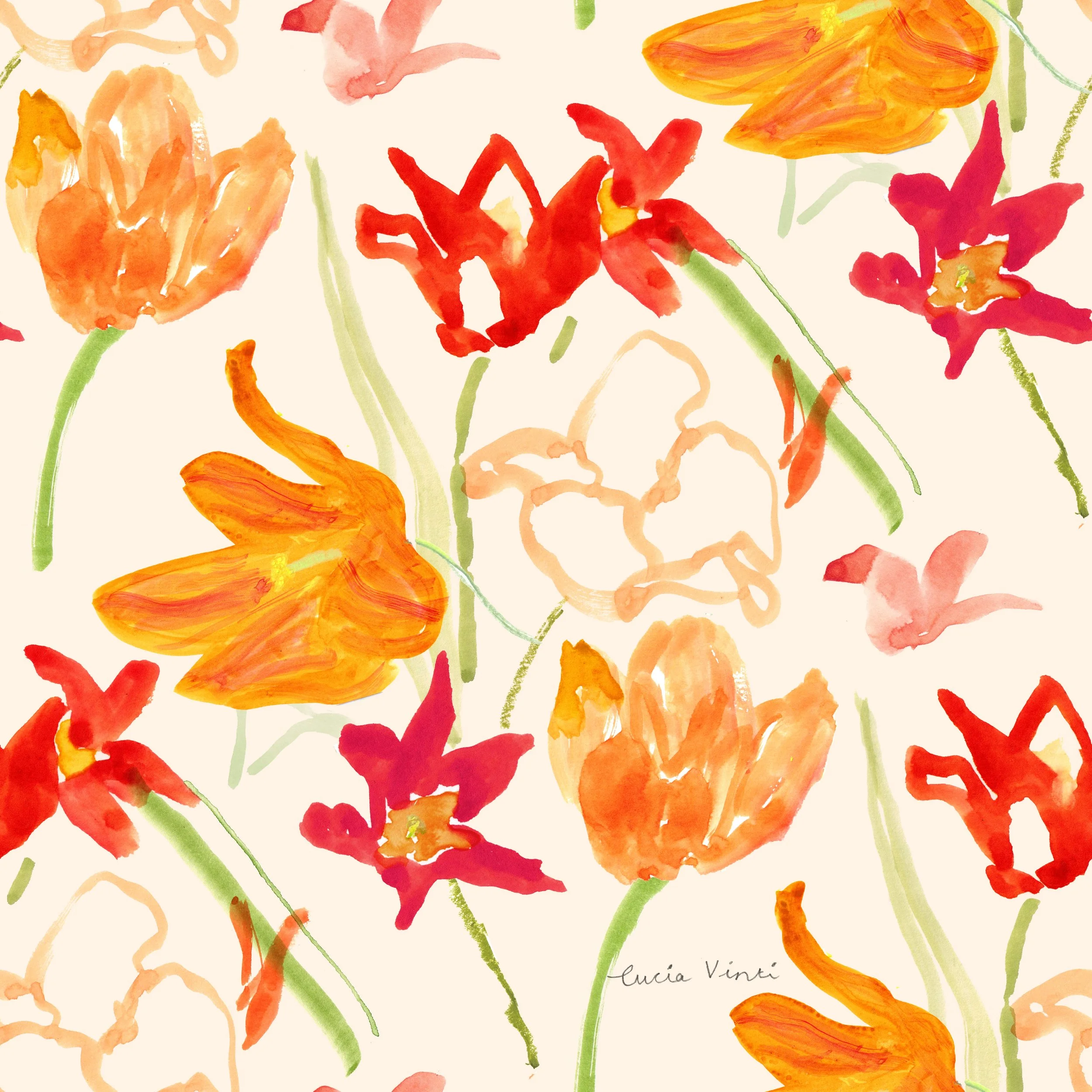 Tulip repeat pattern