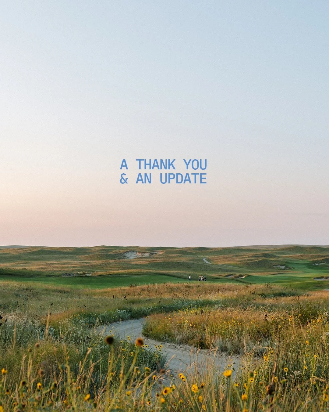 A thank you and an update ❤️
Excited to share what&rsquo;s next soon!