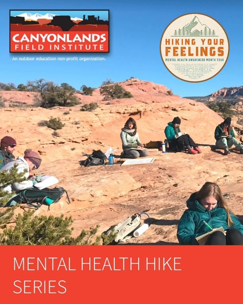 We're hiking for Mental Health on Sunday!

For our next stop on the Hiking Your Feelings #MentalHealthAwarenessMonth Tour, we are joining our friends at @cfimoab for a Sunday morning hike!

CFI's free Mental Health Hikes provide a safe space for memb
