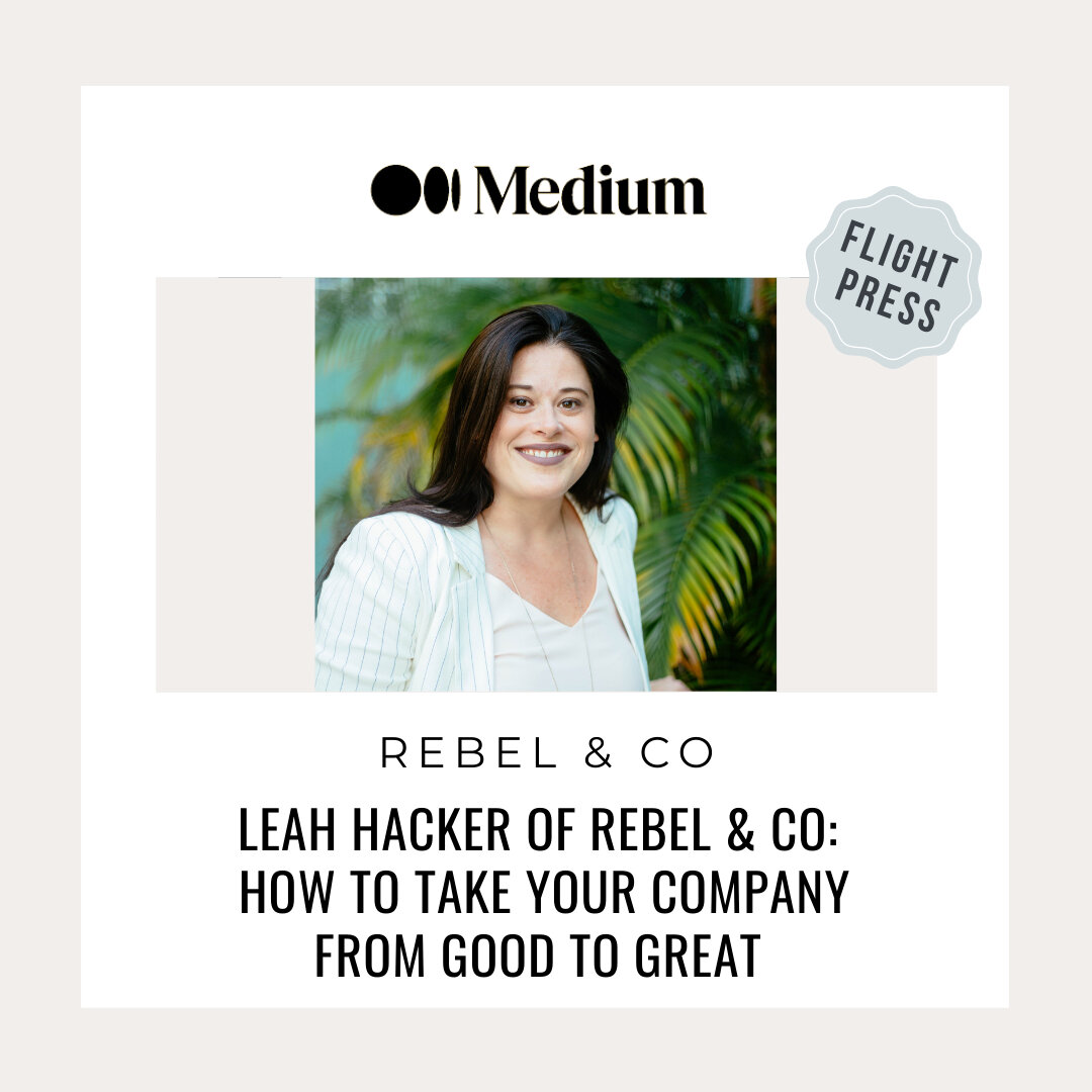 &quot;A great company not only moves beyond the status quo but is able to sustain the move over time, seemingly with little effort,&rdquo; says Leah Hacker, founder and CEO of Rebel &amp; Co. &ldquo;This is an organization that has redefined their co