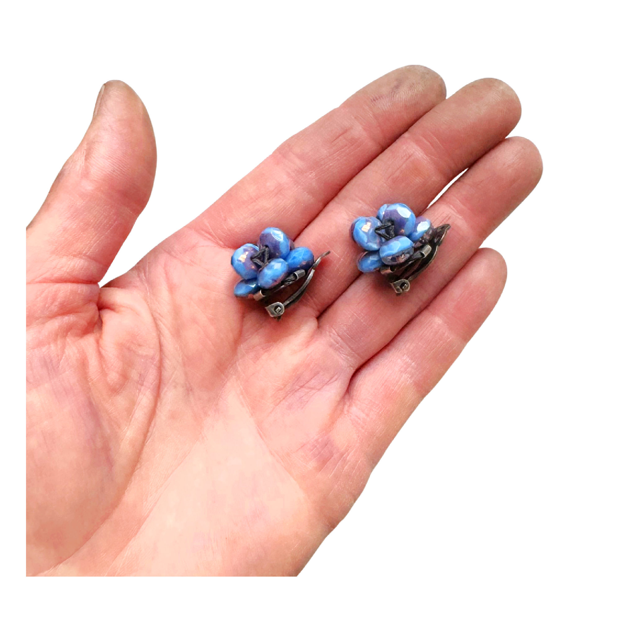 Coppery Periwinkle Clip On Earrings Image 5.png