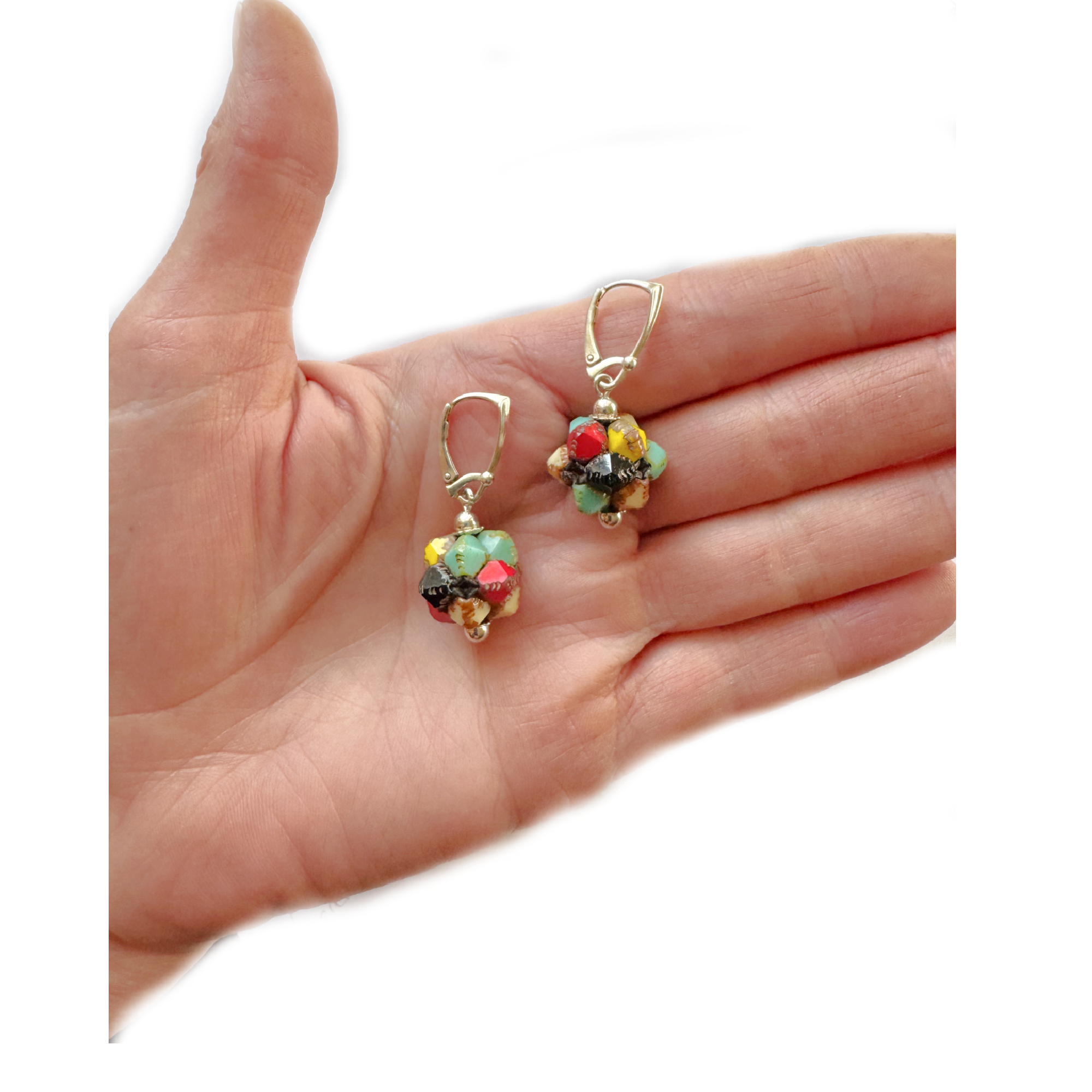 Harlequin Octahedron Earrings Image 2.png