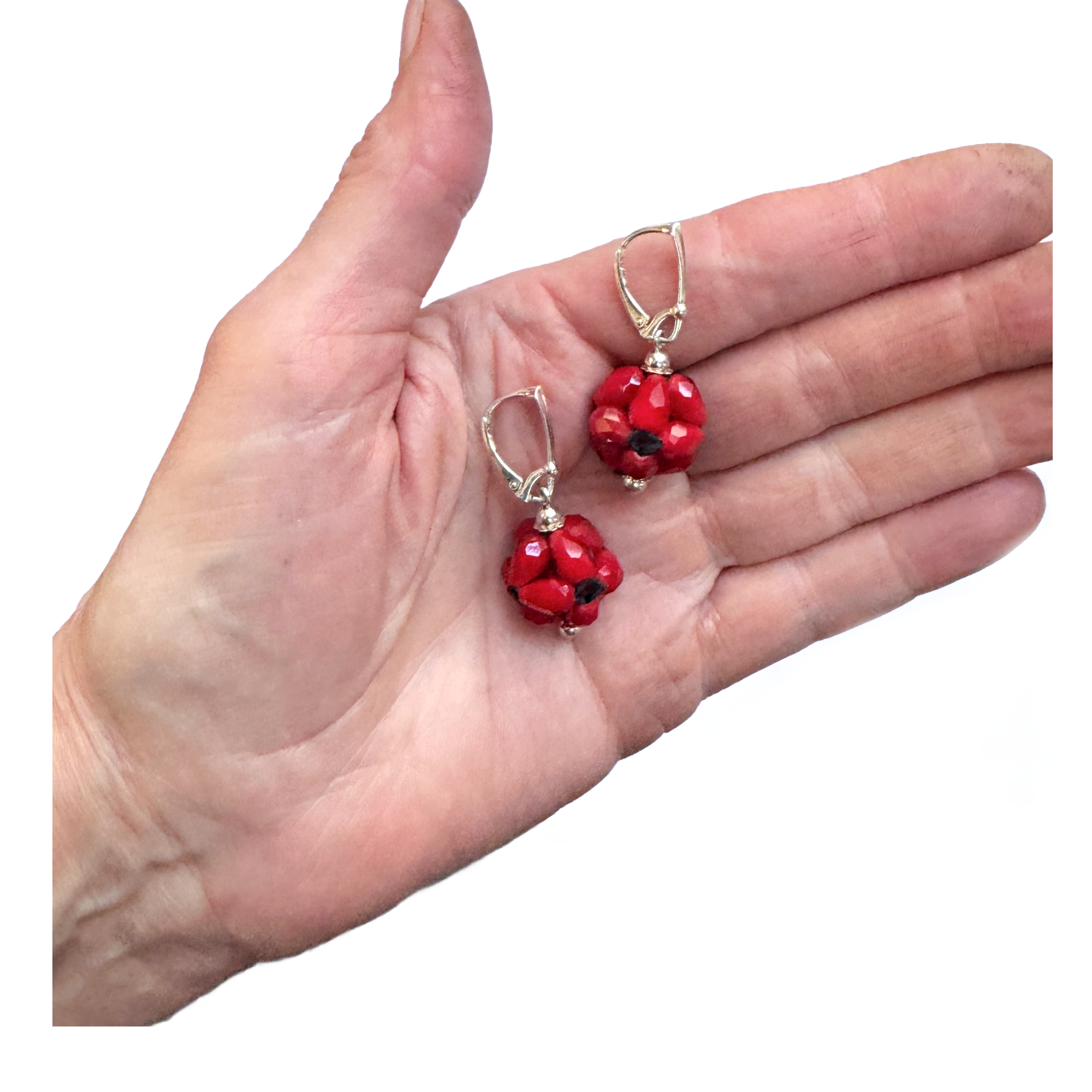 Red Octahedron Earrings Image 2.png