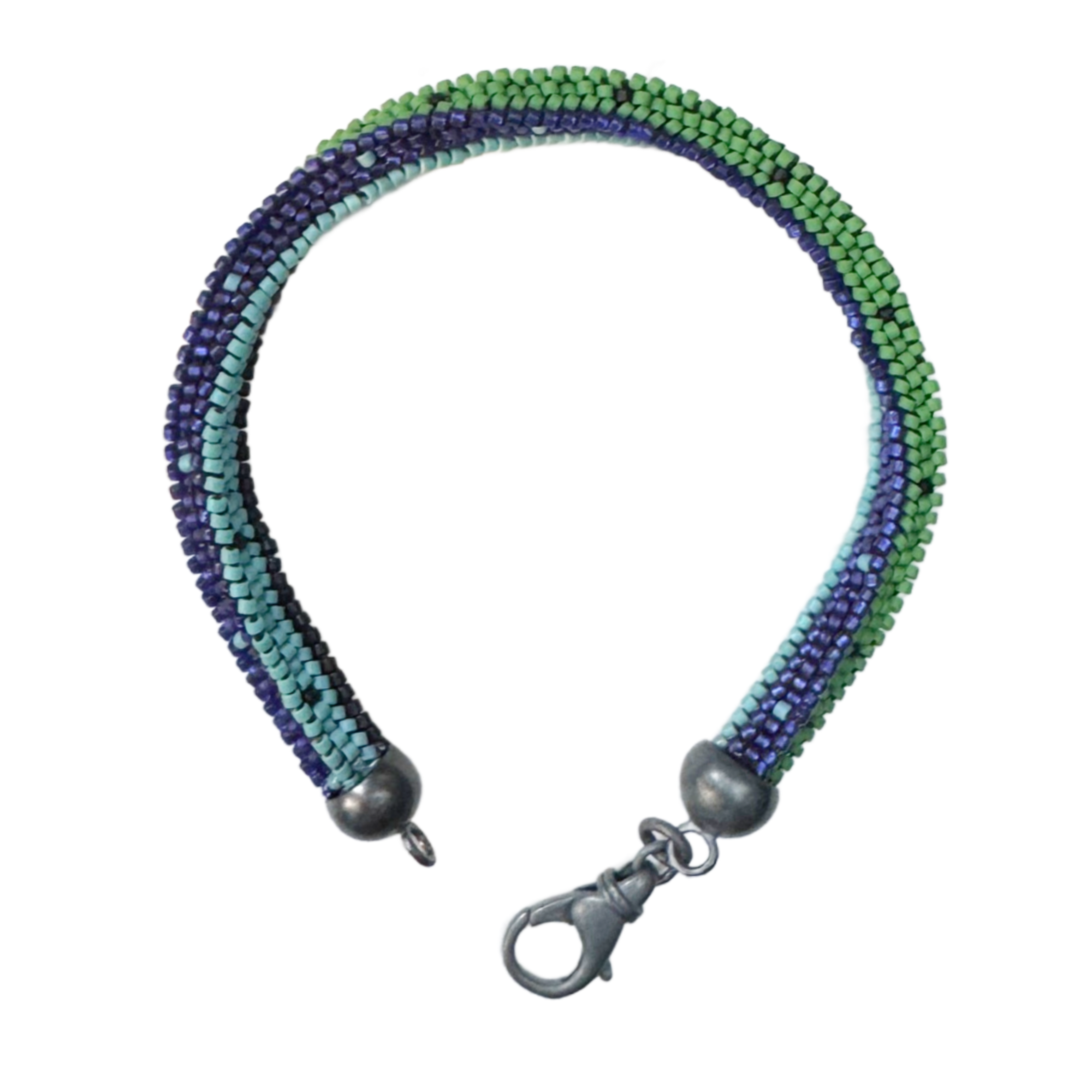 Vintage Lime Square Rope Bracelet Image 1.png
