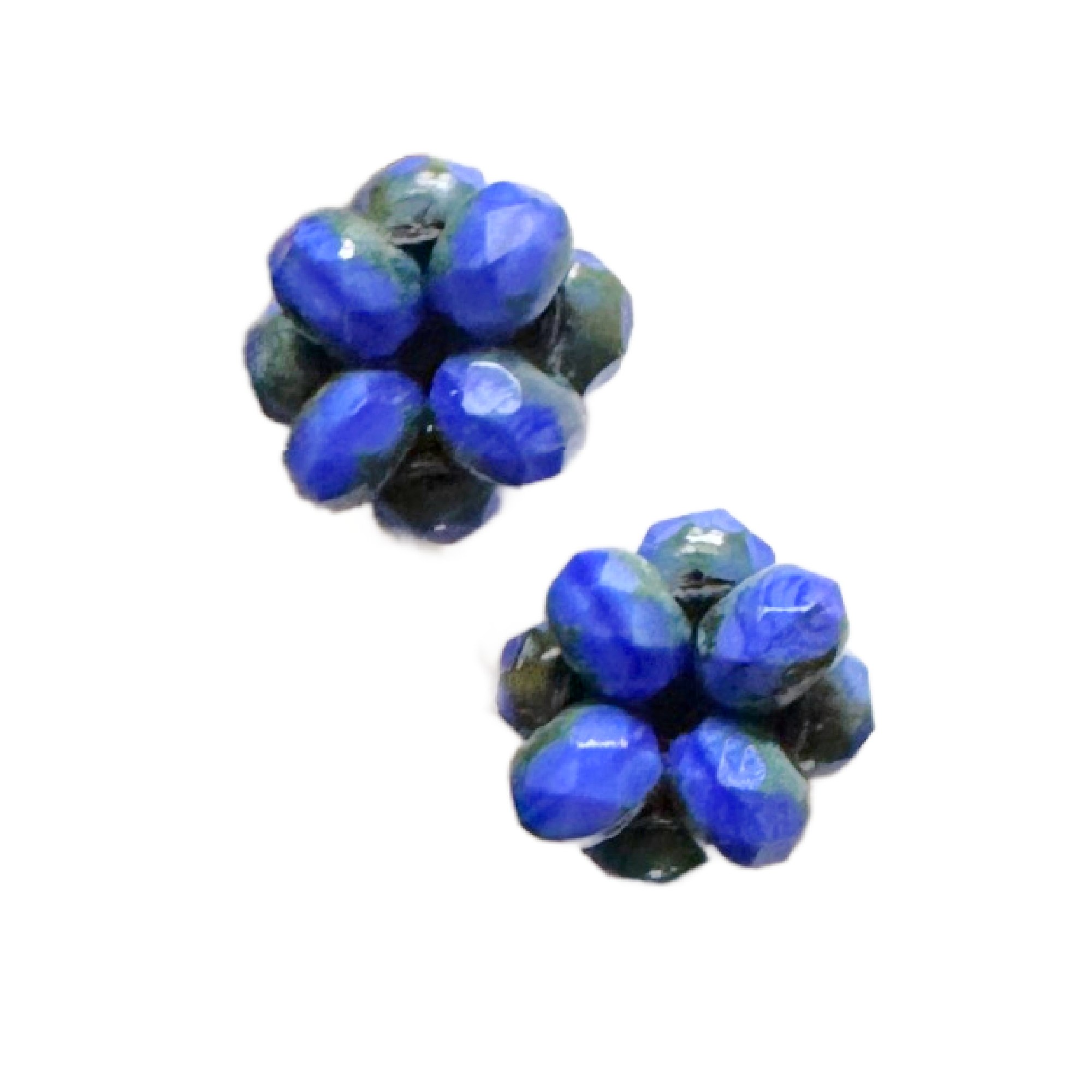 Lapis Cube Clip Earrings Image 1.png