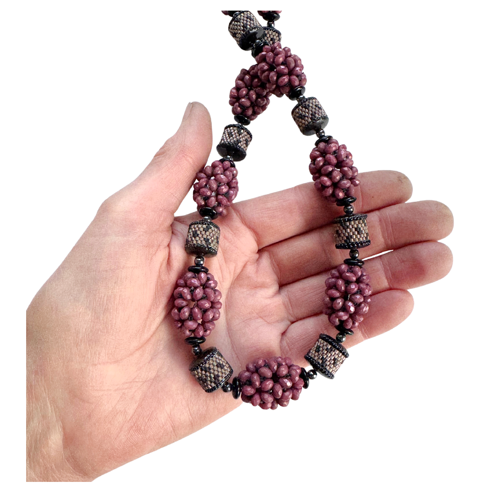 Taupe and Mauve Necklace Image 2.png