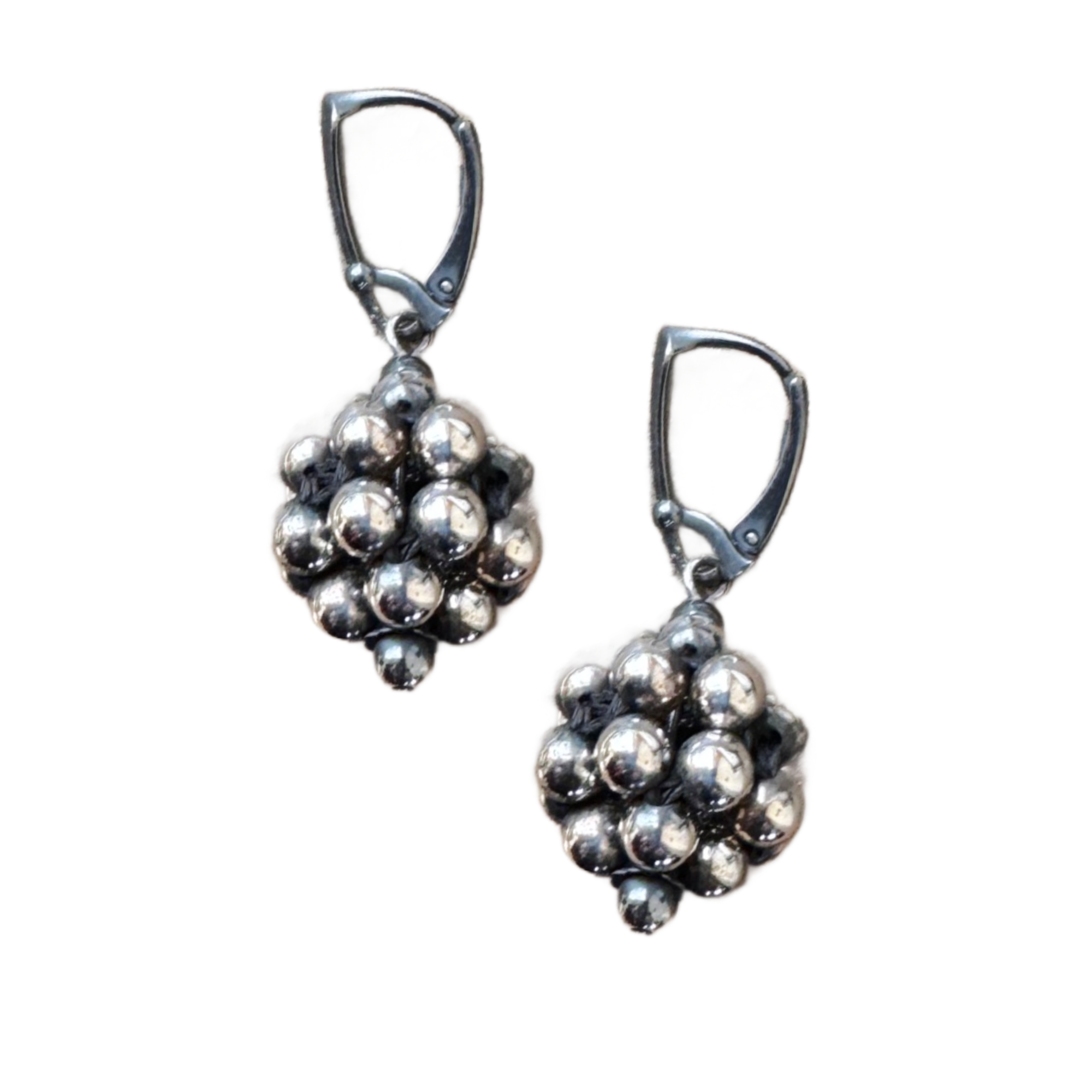 Medium Sterling Sphere Earrings Image 1.png