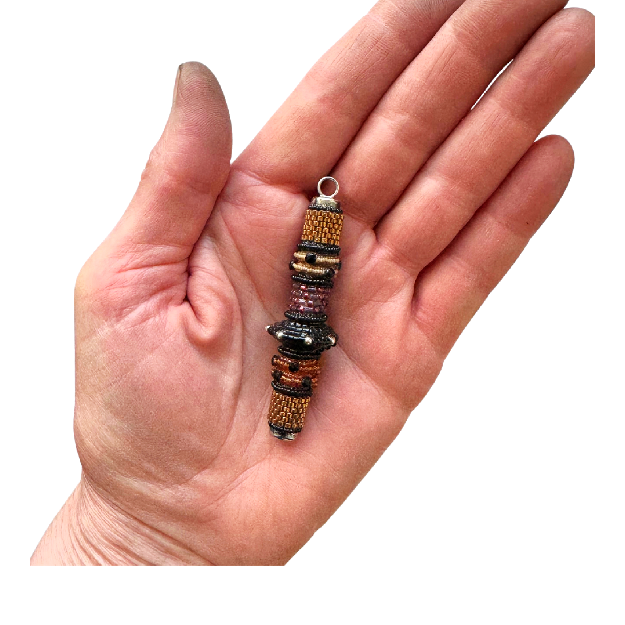 Vintage Bronze Cylinder Pendant Image 2.png