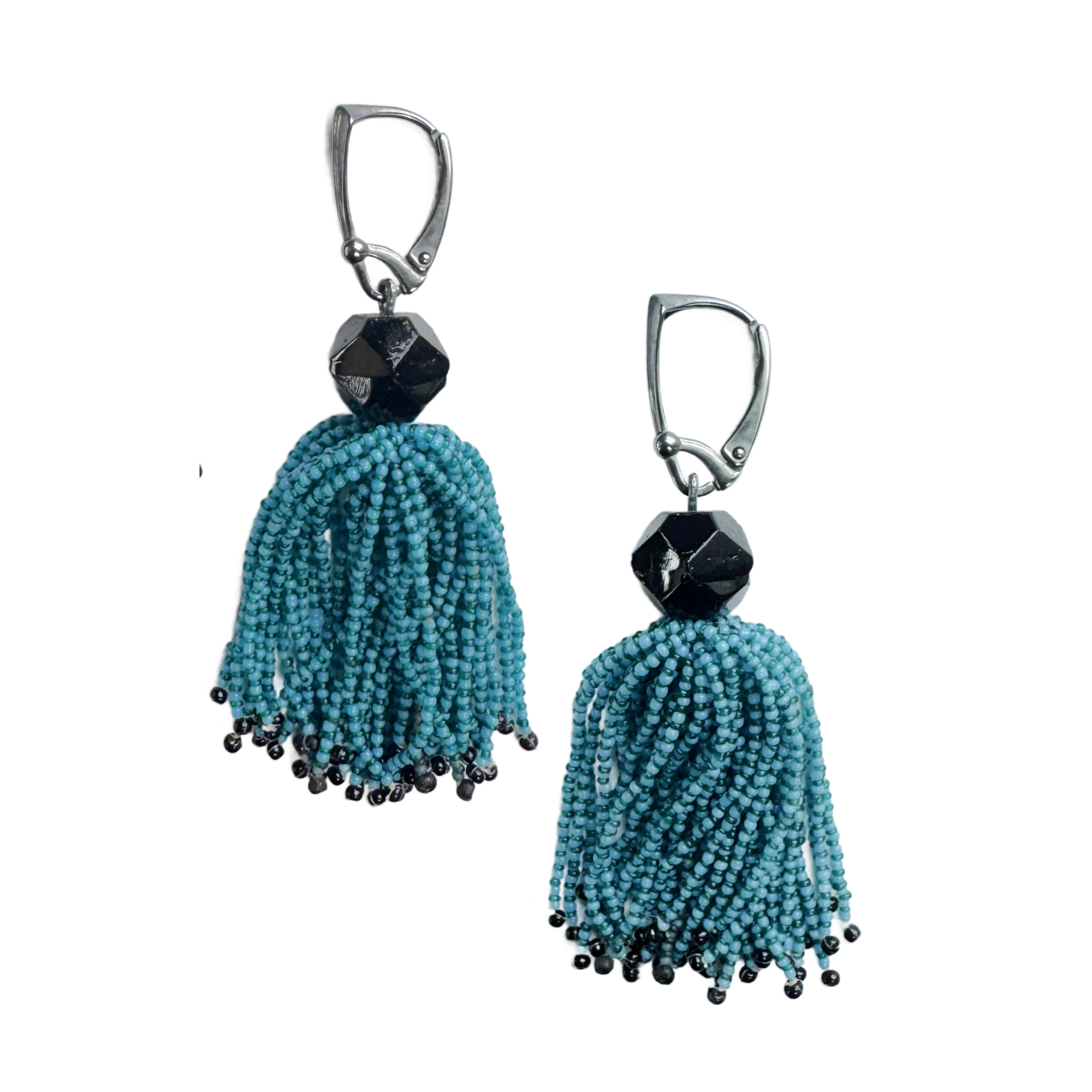 Tassel Earrings in Turquoise & Teal 2000 x 2000.png