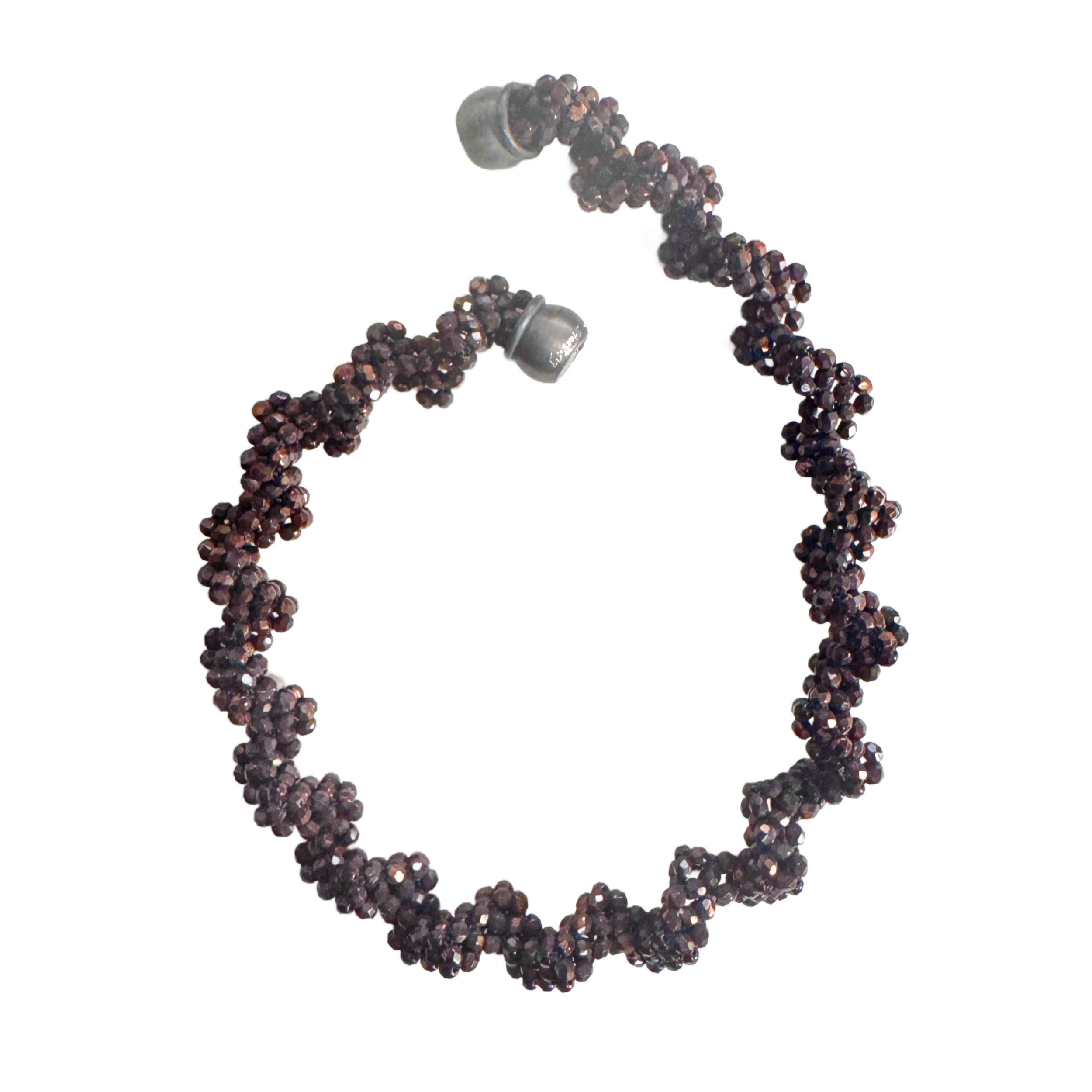 Coppery Mahagony Zig Zag Necklace Image 3.png