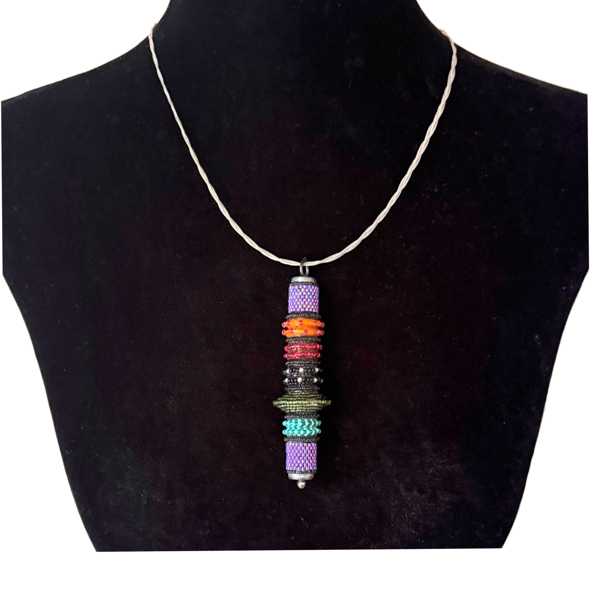 Vintage Violet Cylinder Pendant Image 1.png