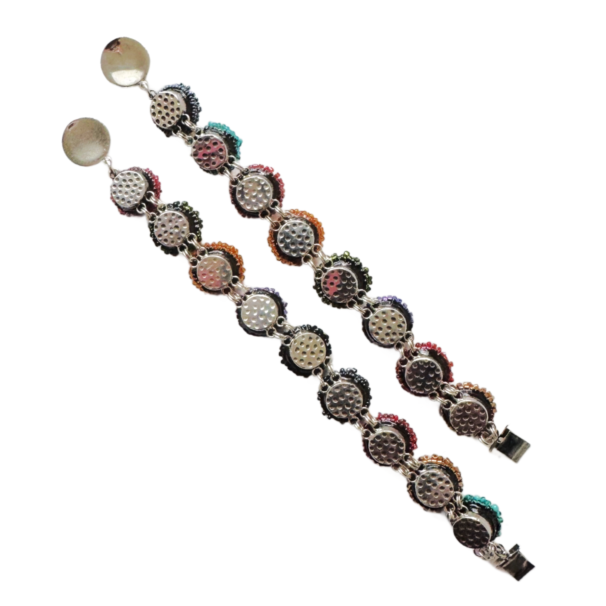Two Vintage Button Bracelets Image 4.png