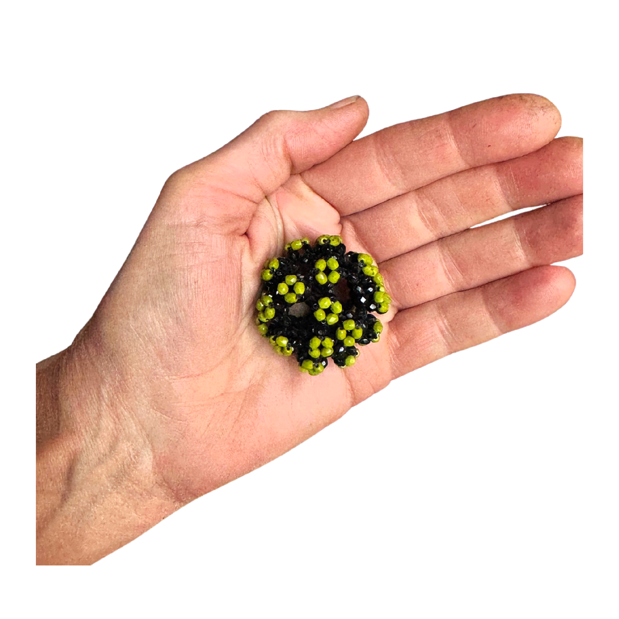 Lime & Black 3-Layer Sphere.png