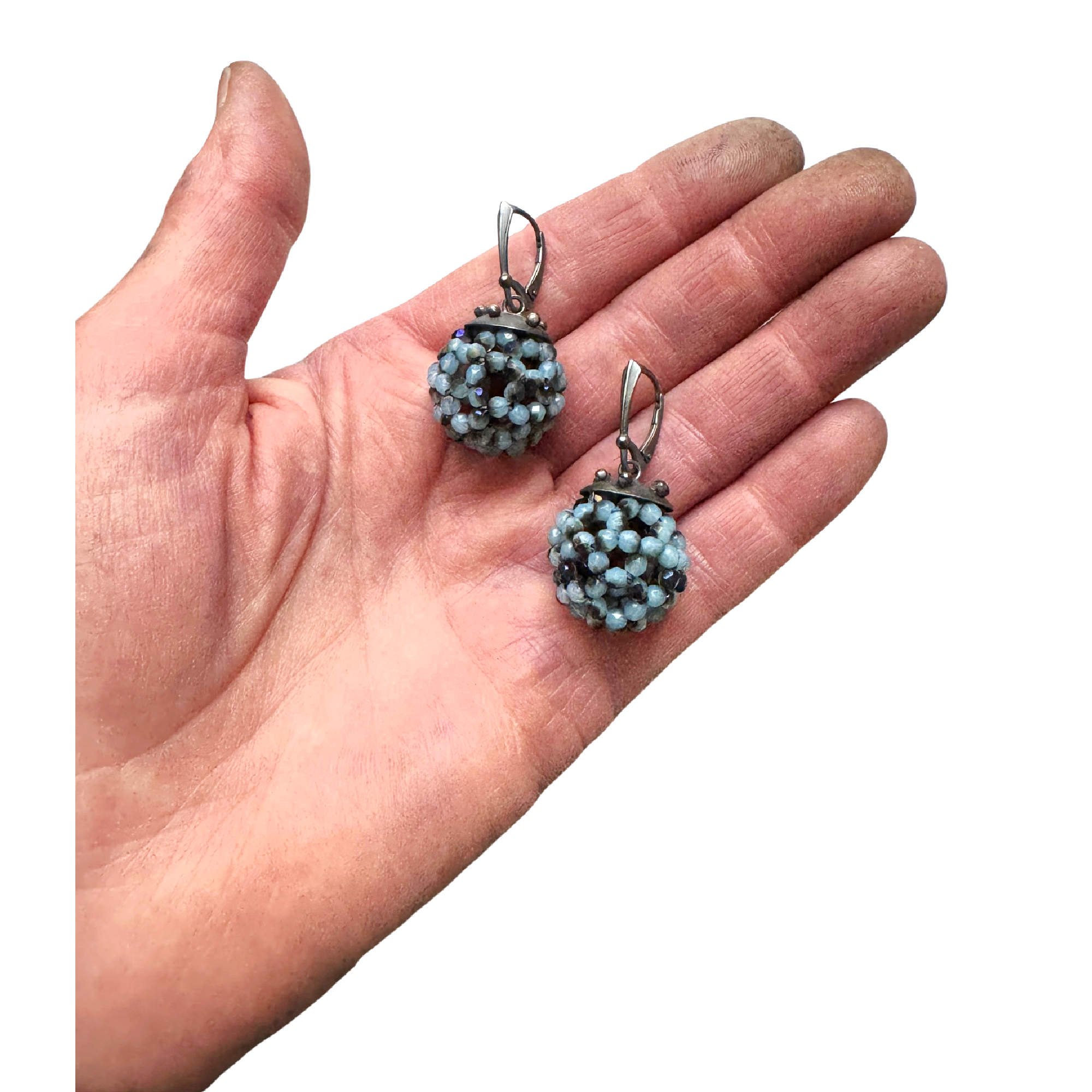 Opal Pale Blue Orb Earrings Image 2.png