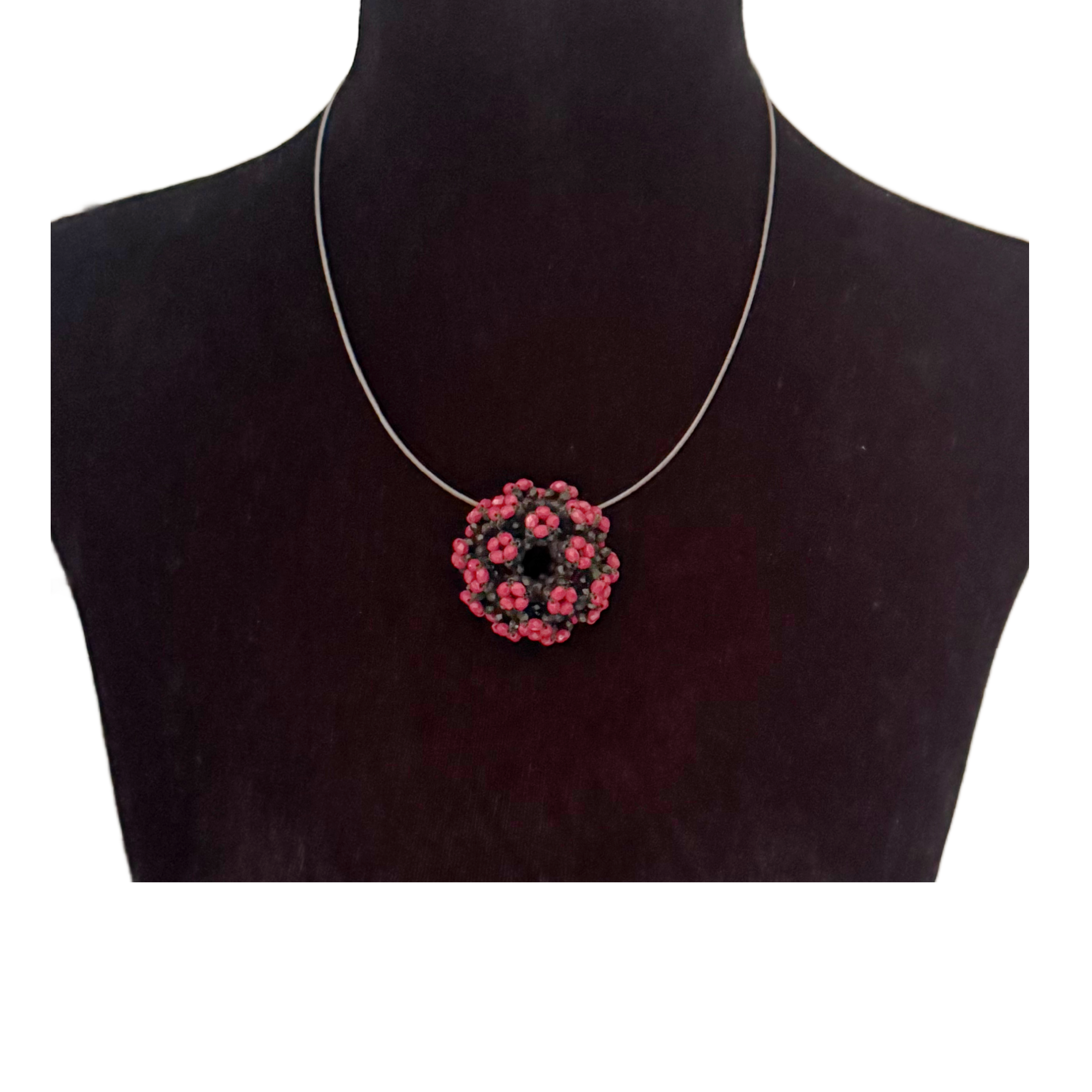 Red & Black Three-Layer Sphere