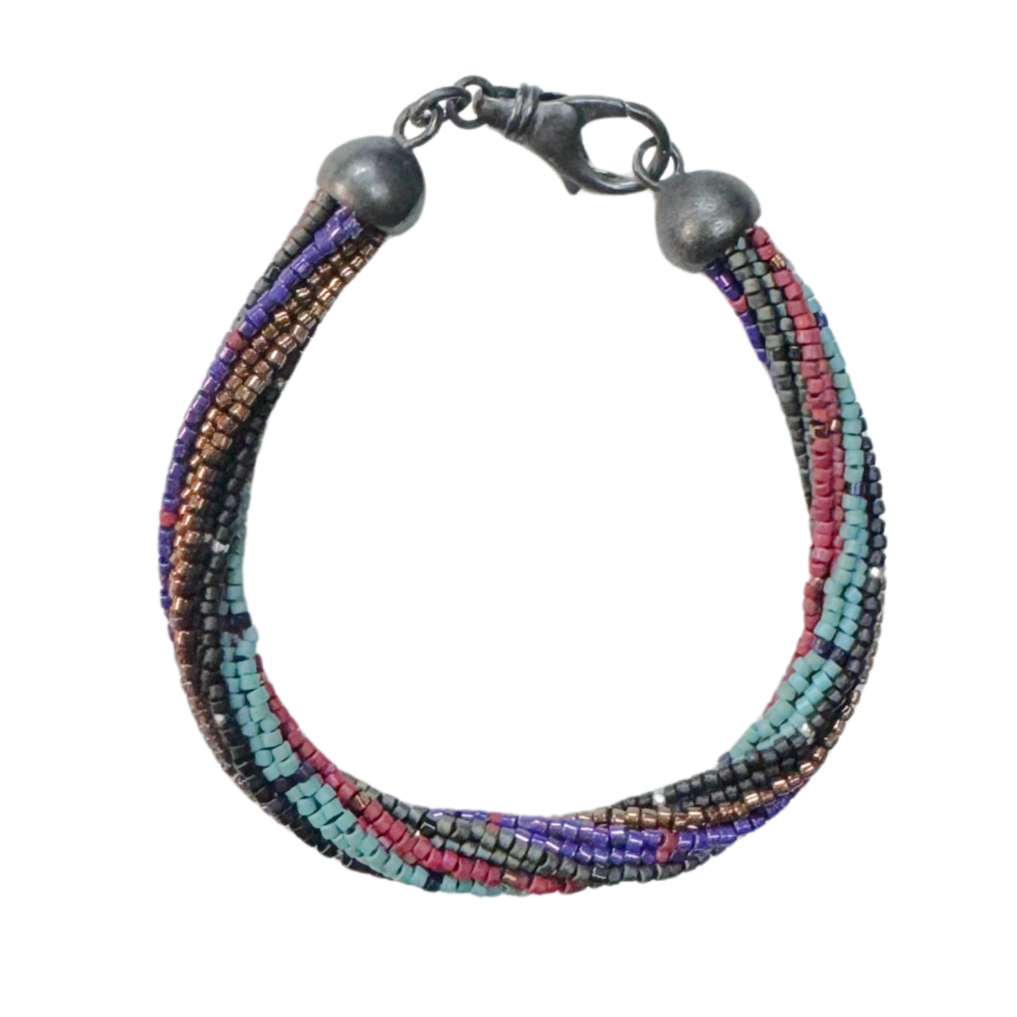 Vintage Hexagonal Rope Bracelet in Multi Image 1 c.png