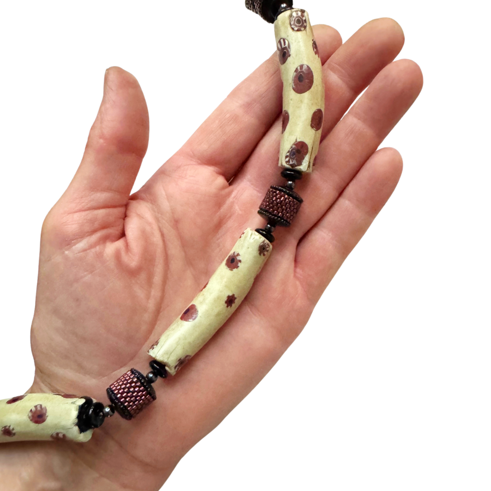 Necklace in Ivory & Rose Copper Image 3.png
