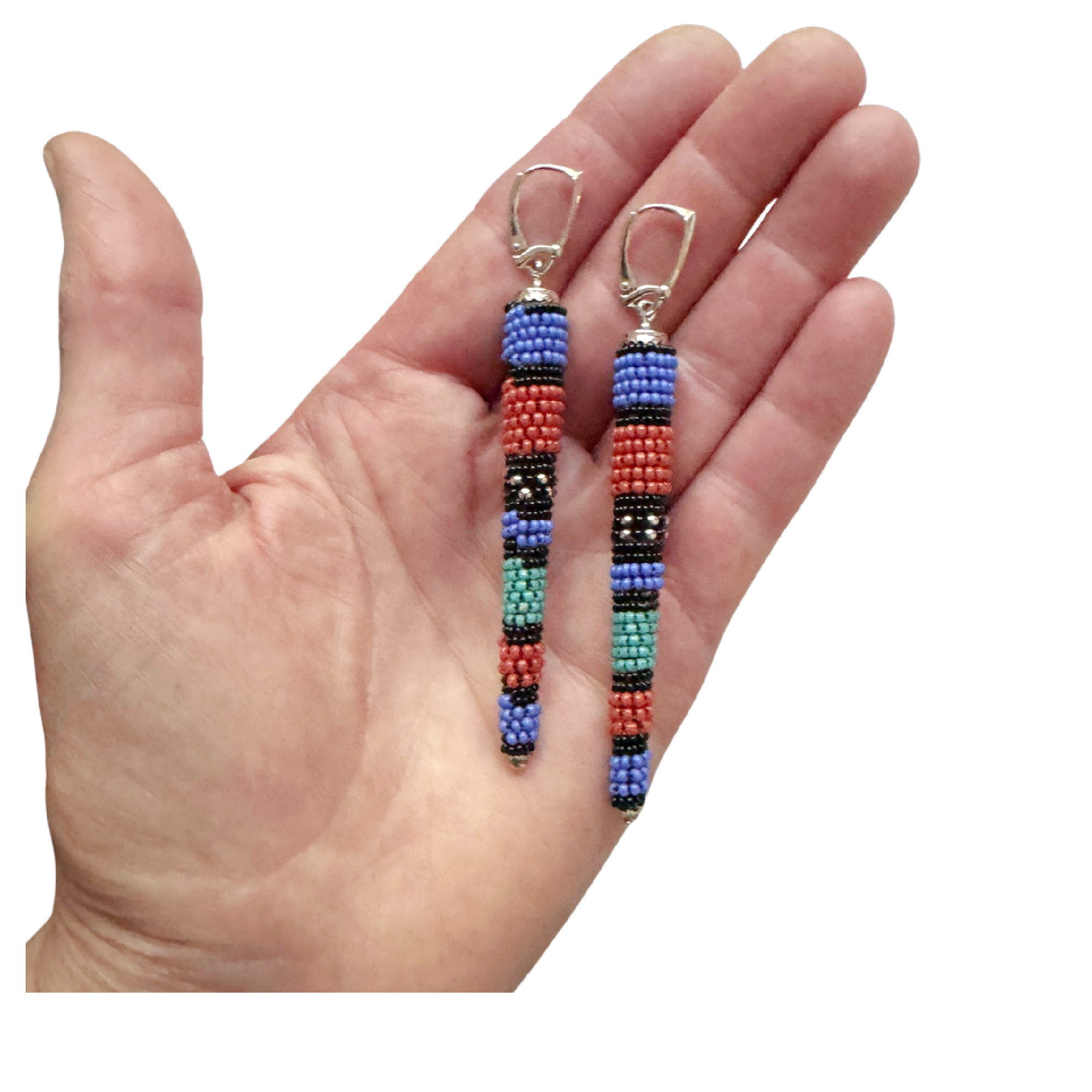 Summer Long Cone Earrings Image 2.png