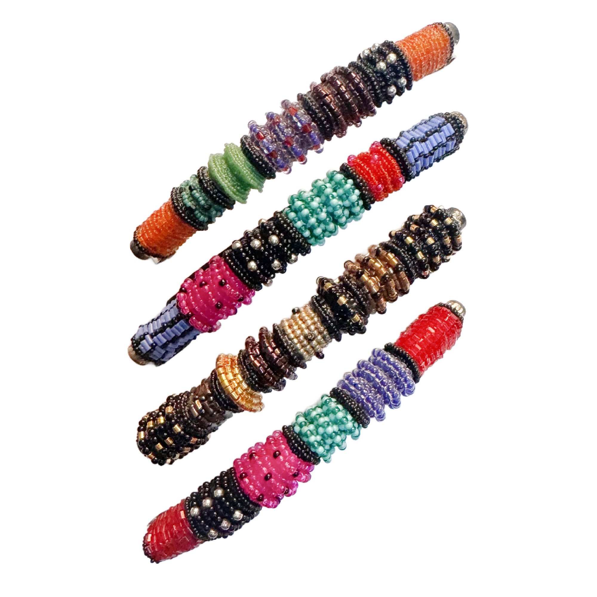 Four Vintage Long Barrettes Image 1.png