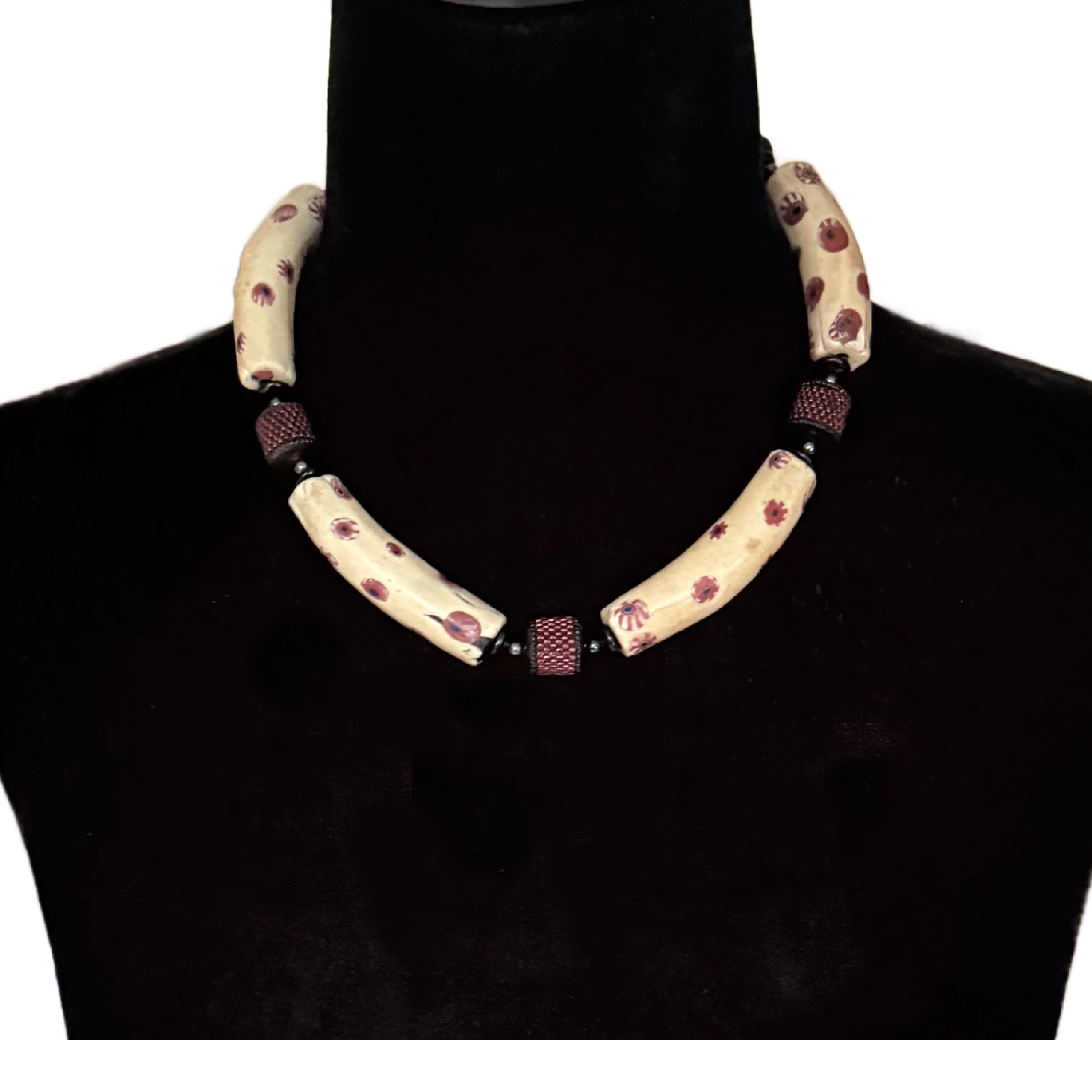 Necklace in Ivory & Rose Copper Image 1.png