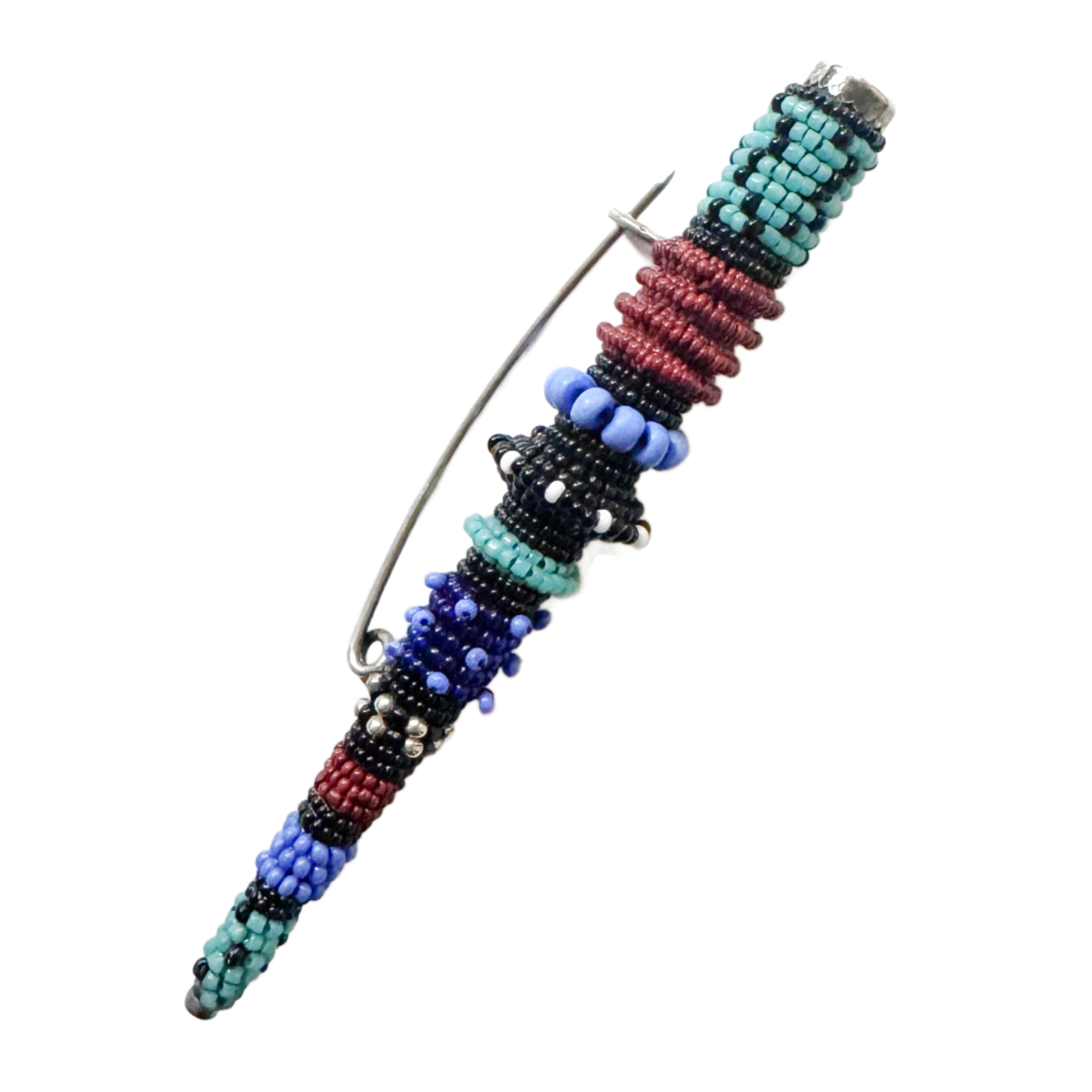 Vintage Taper Brooch in Turquoise Mix image 1 a.png