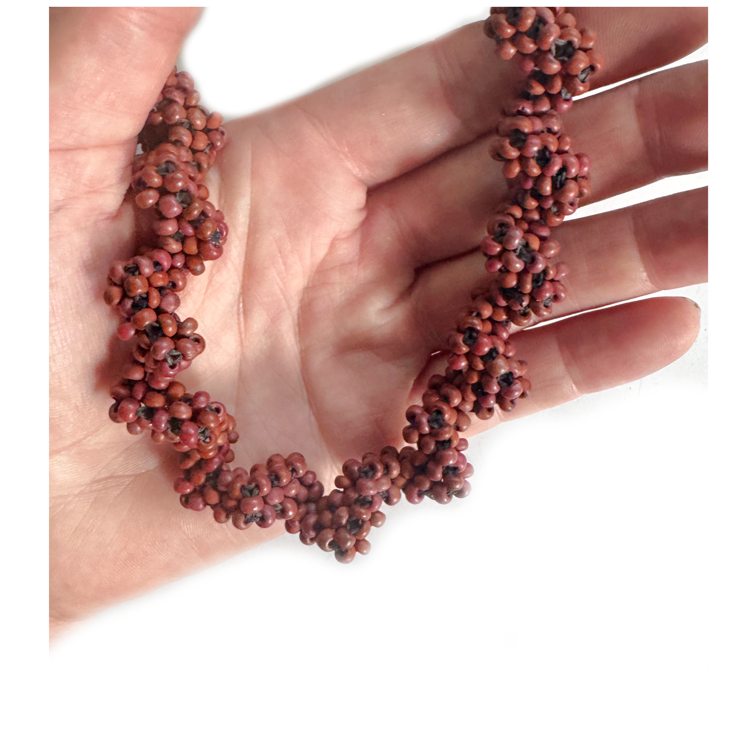 Warm Terracotta Zig Zag Necklace Image 5.png