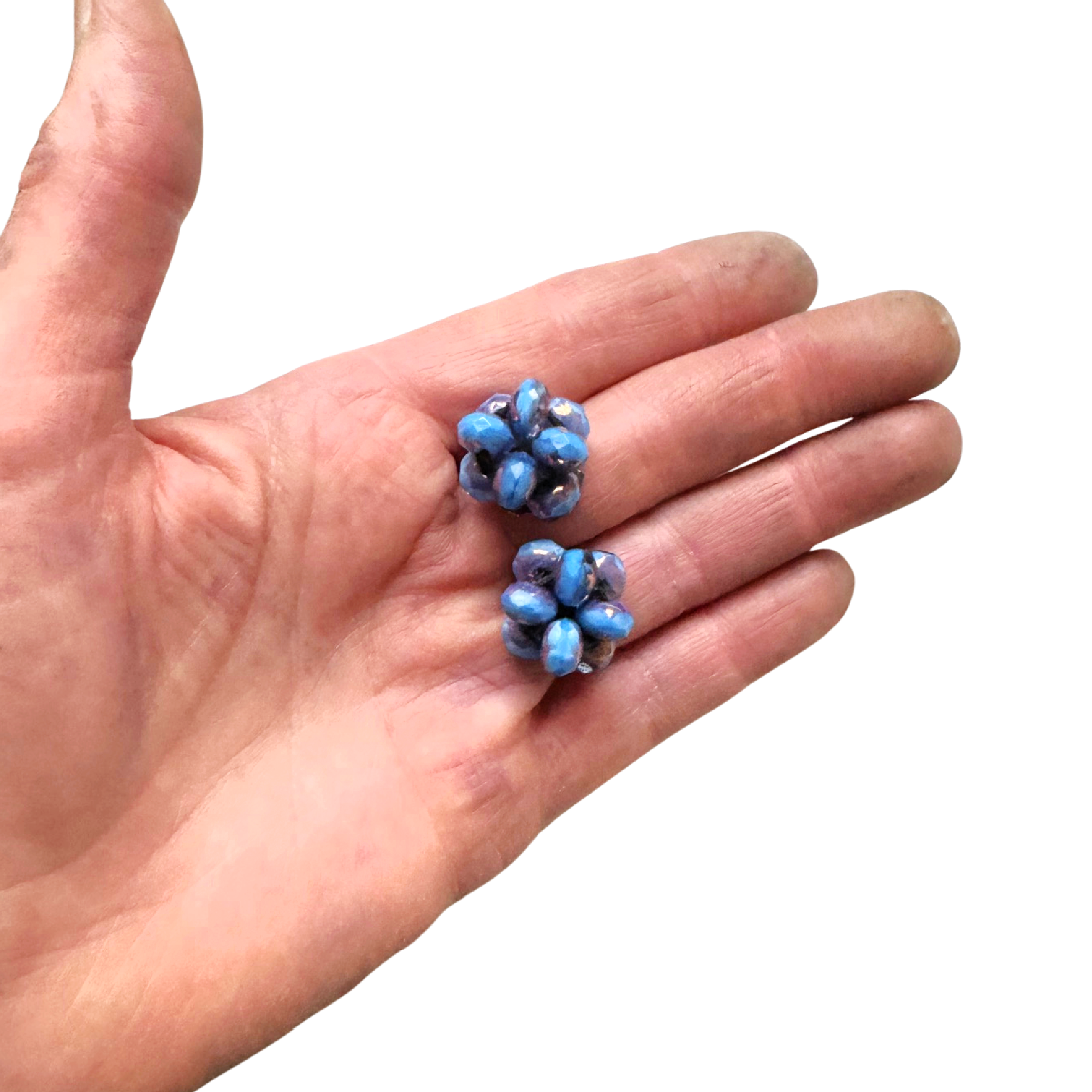 Coppery Periwinkle Clip On Earrings Image 3.png