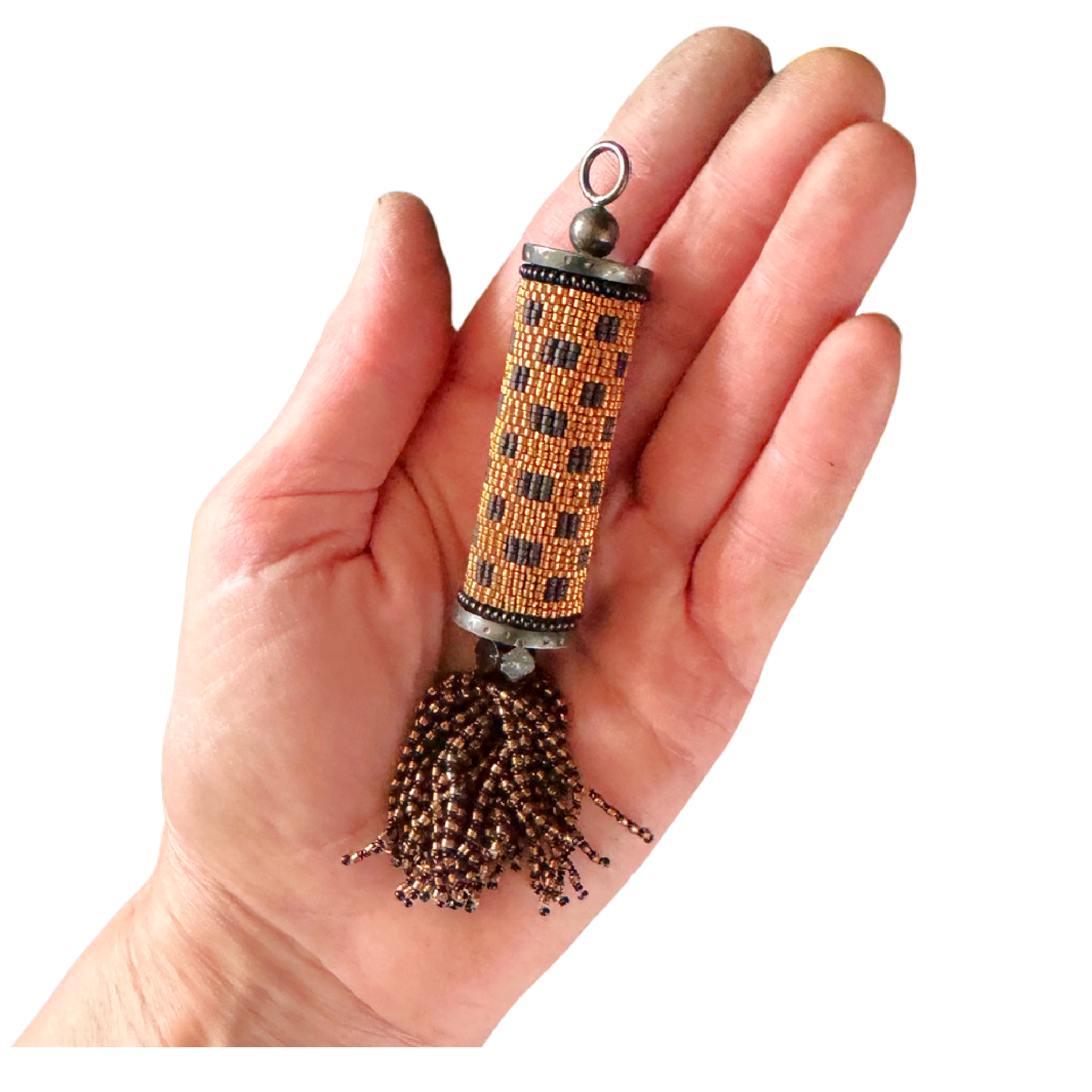 Bronze Checkerboard Pendant Image 3.png