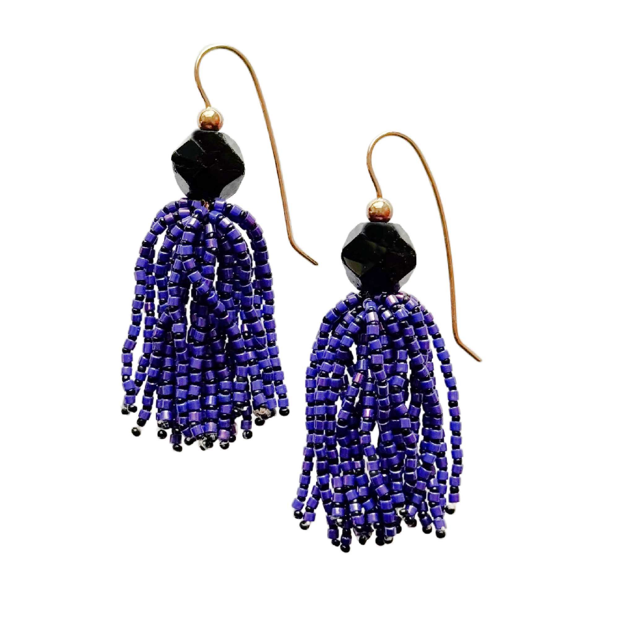 Violet Tassel Earrings Image 1 h.png