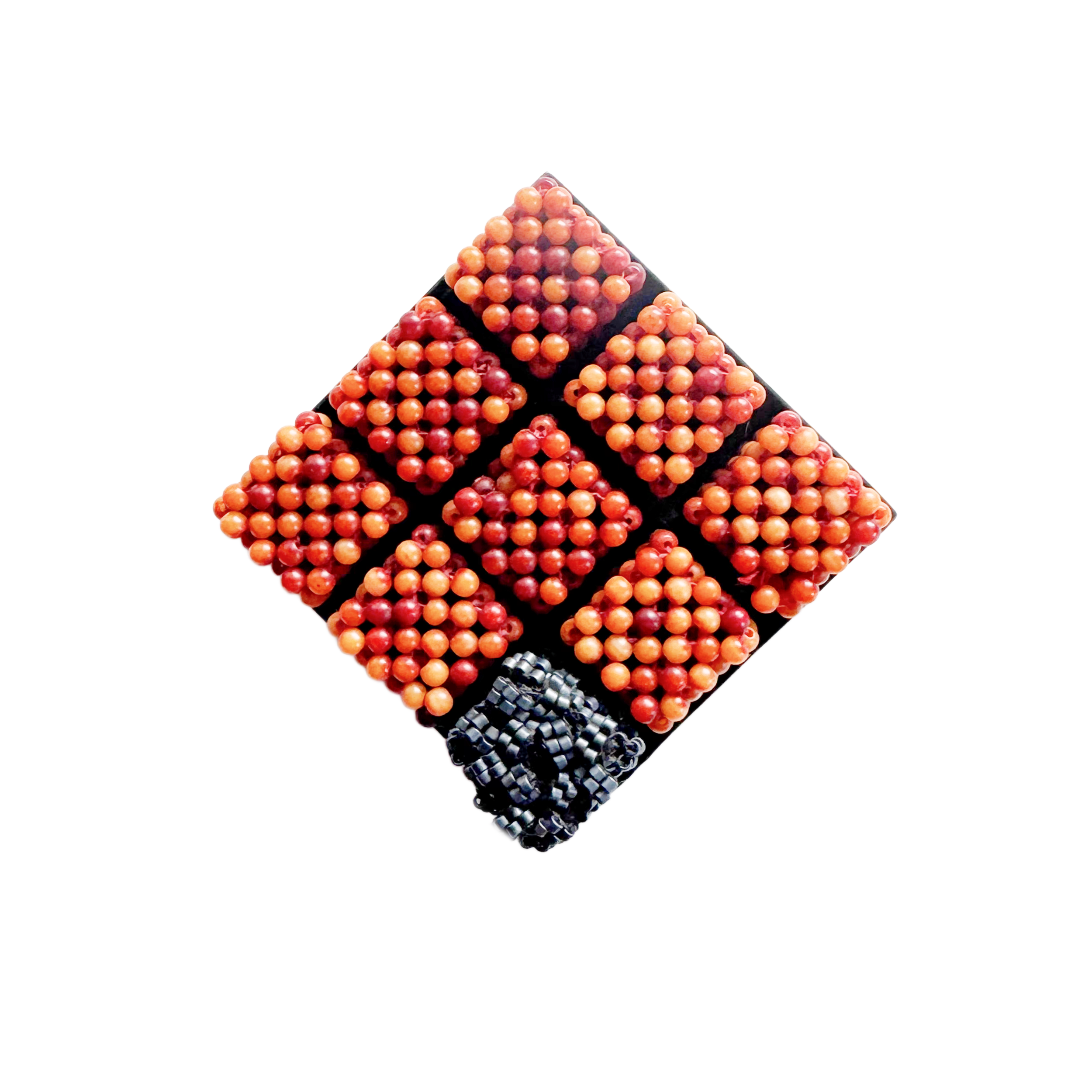 Vintage Rust Cube Brooch.png