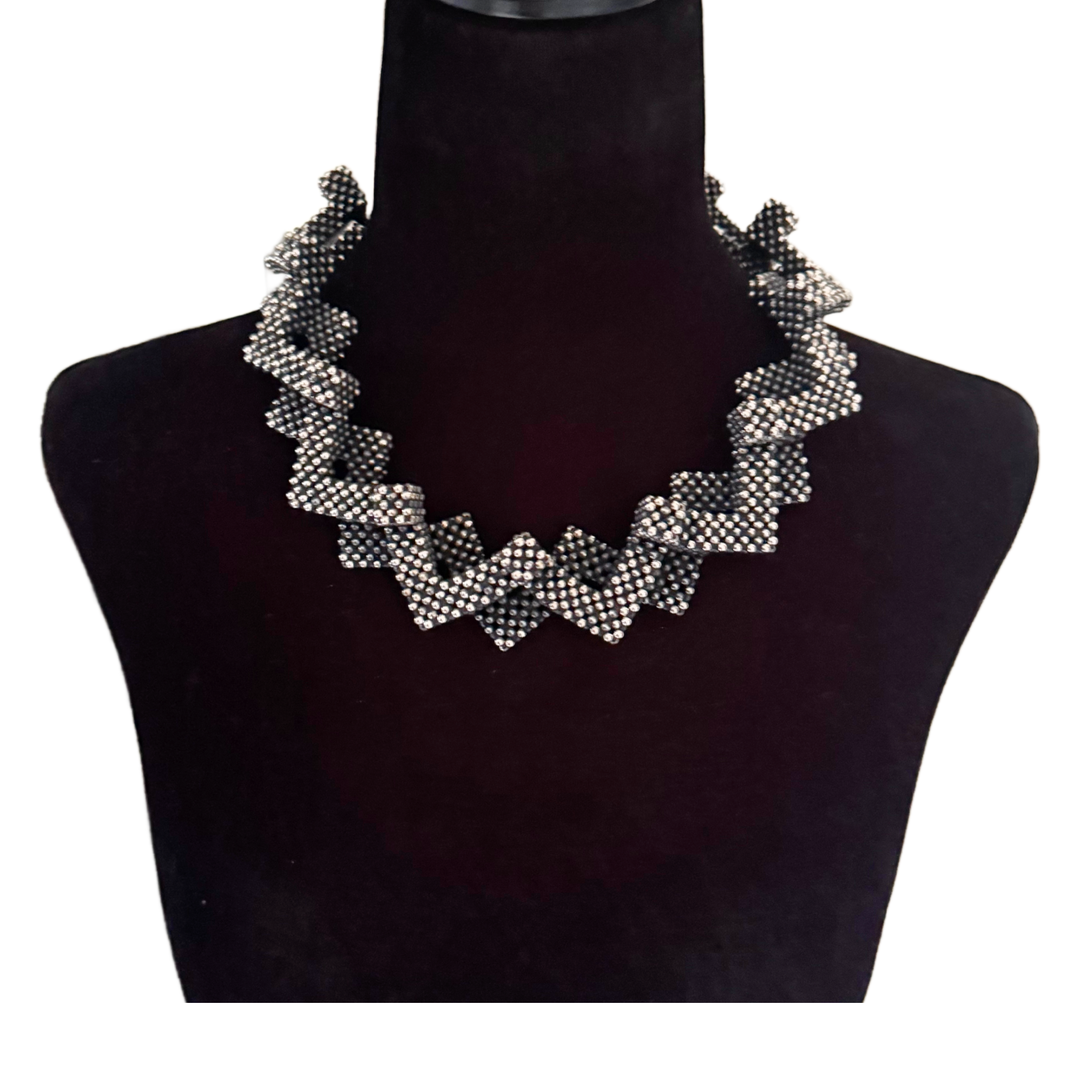 Double Layer Sterling Lotus Necklace .png