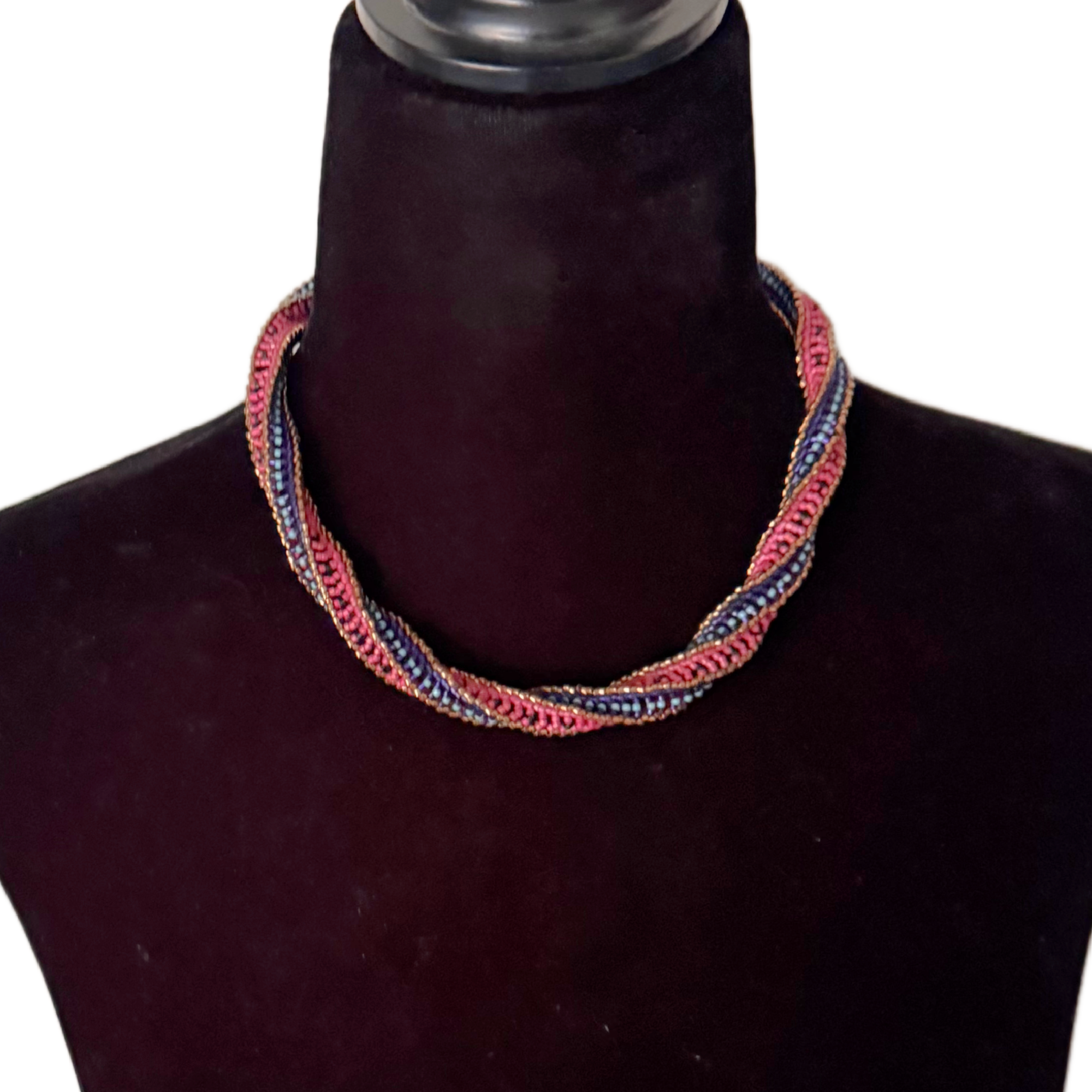 Square Lattice Rope Necklace #2 a on Model.png