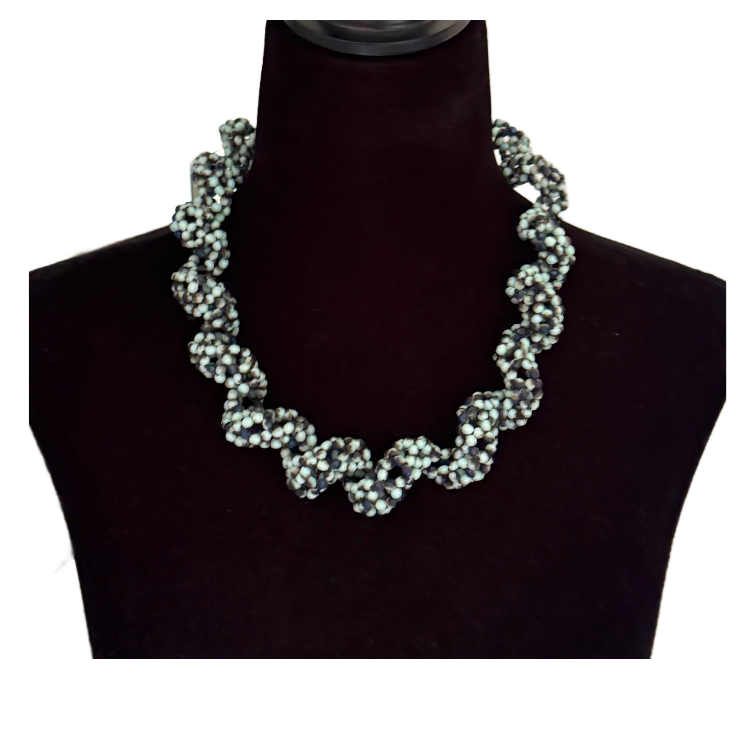 Opalescent Pale Aqua Ribbon Necklace.png