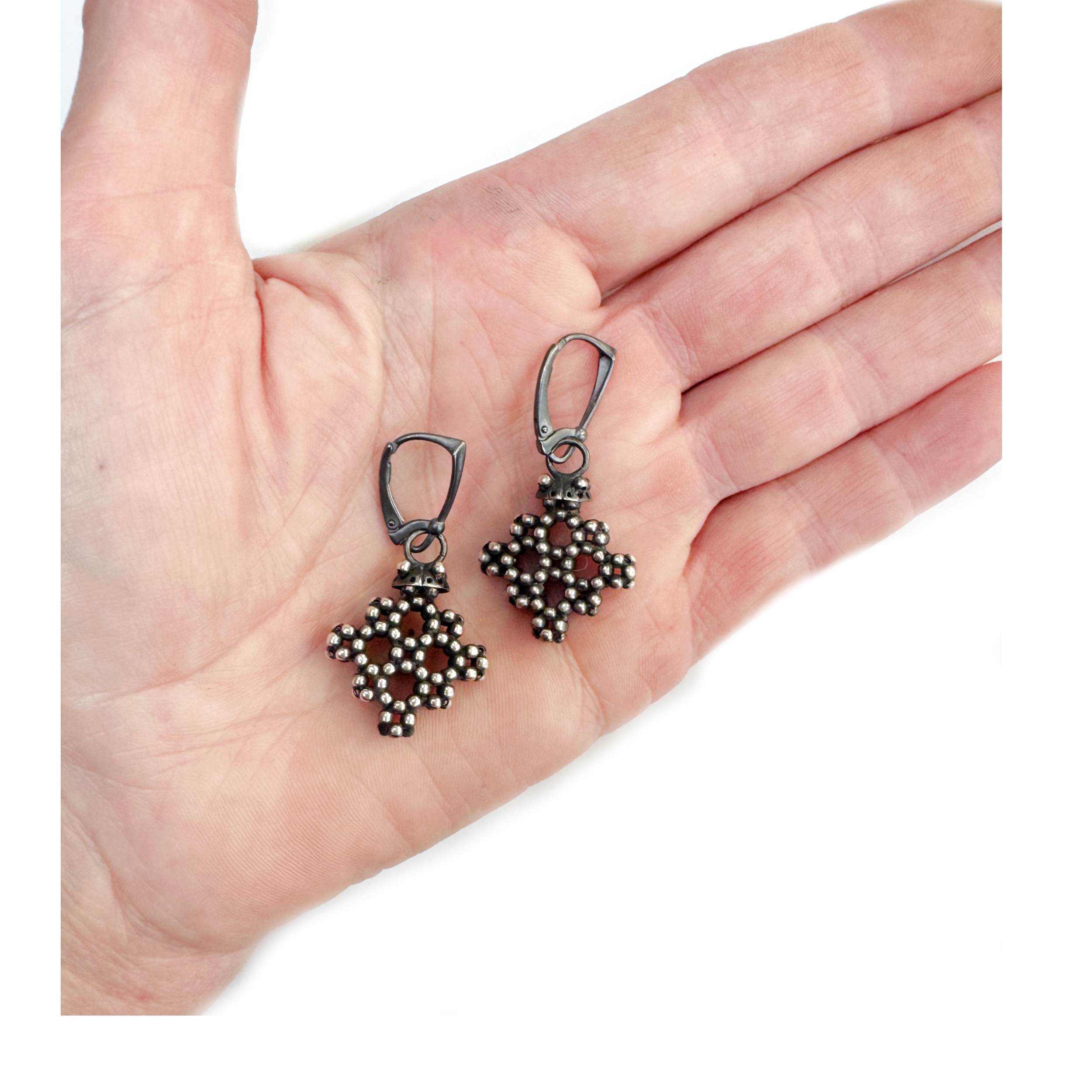 Sterling Lattice Earrings Image 2.png