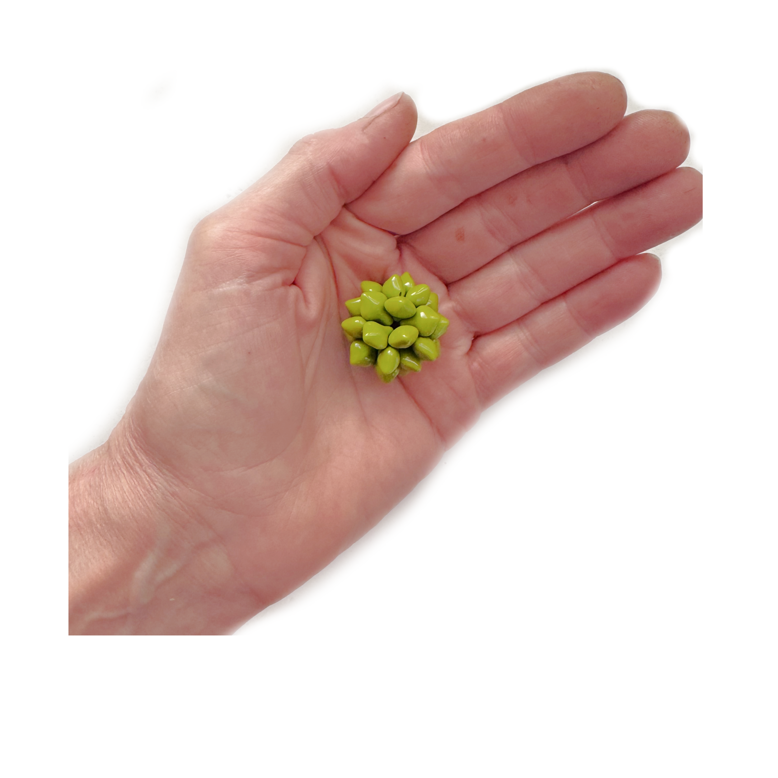 Lime Leaf Chunky Sphere .png