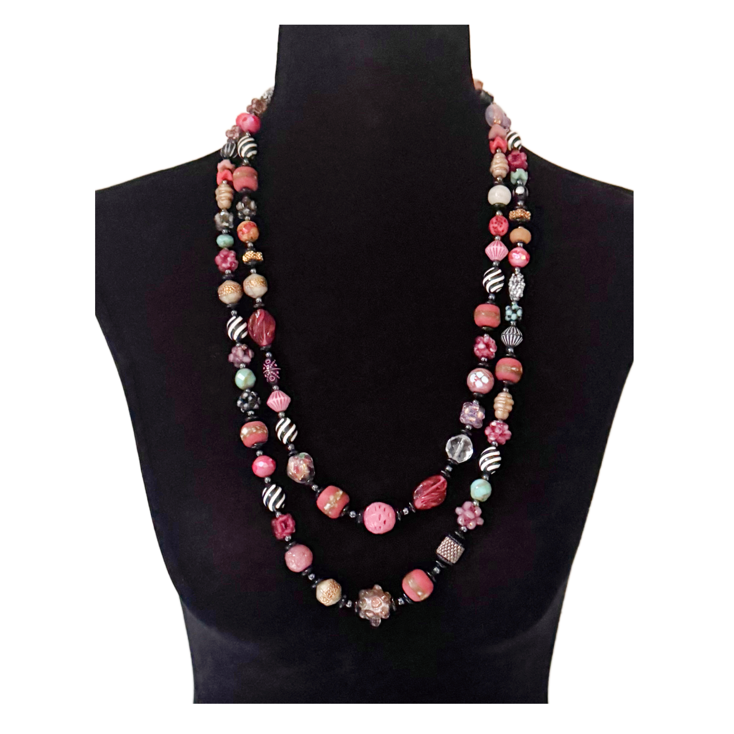 Peaches & Cream Necklaces on Model.png