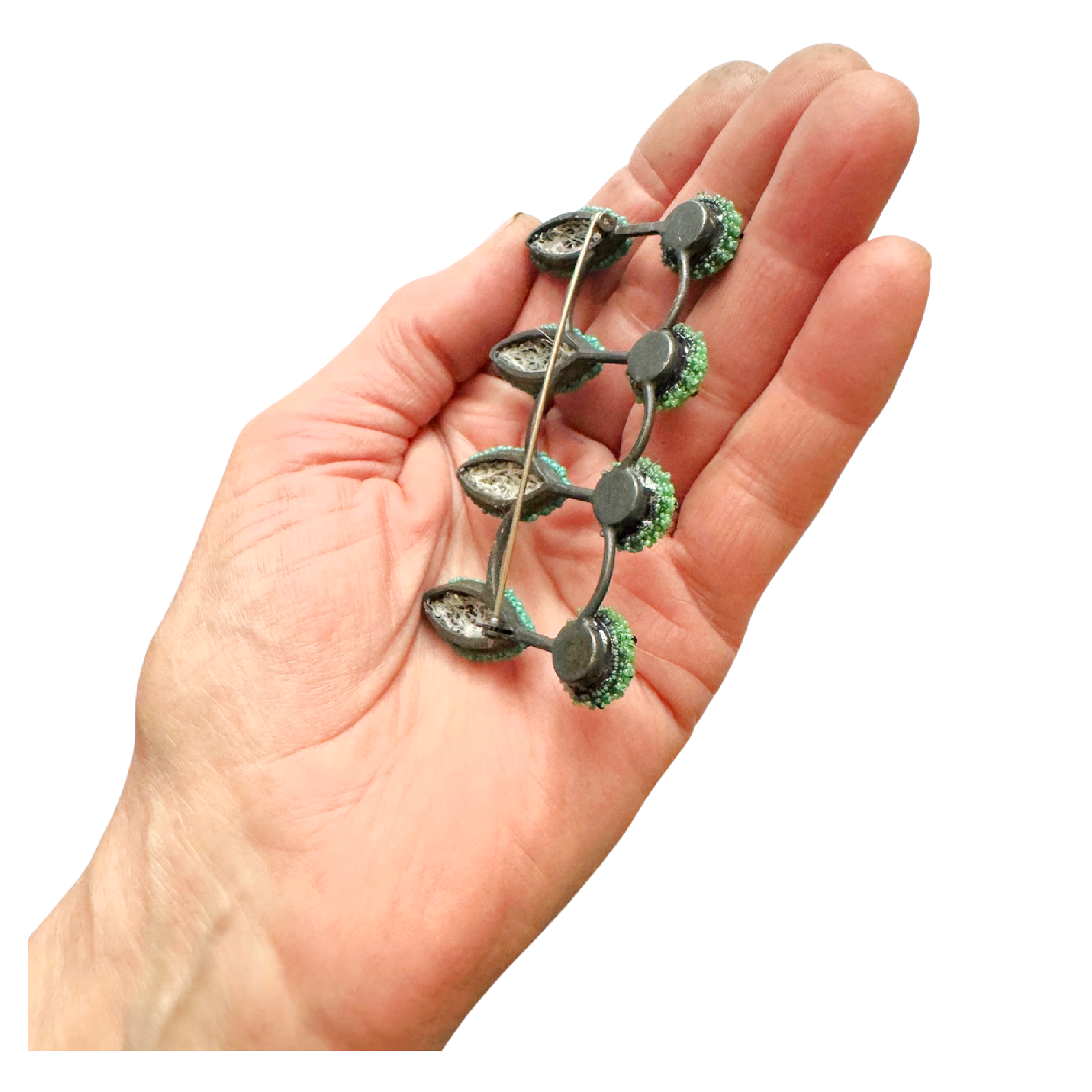 Green Dot Dash Brooch Image 4.png