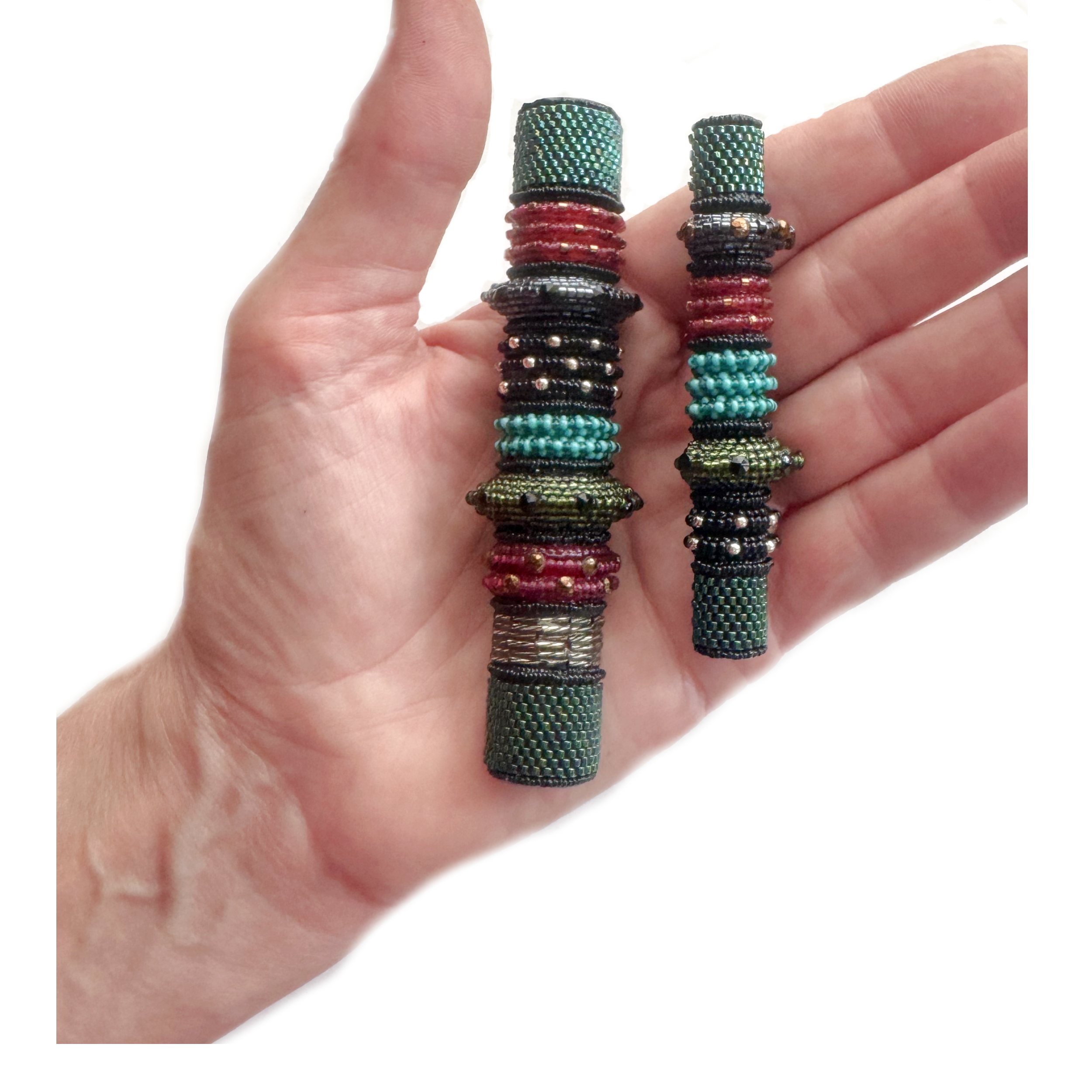 Two Metallic Teal Vintage Bar Pins Image 2.png