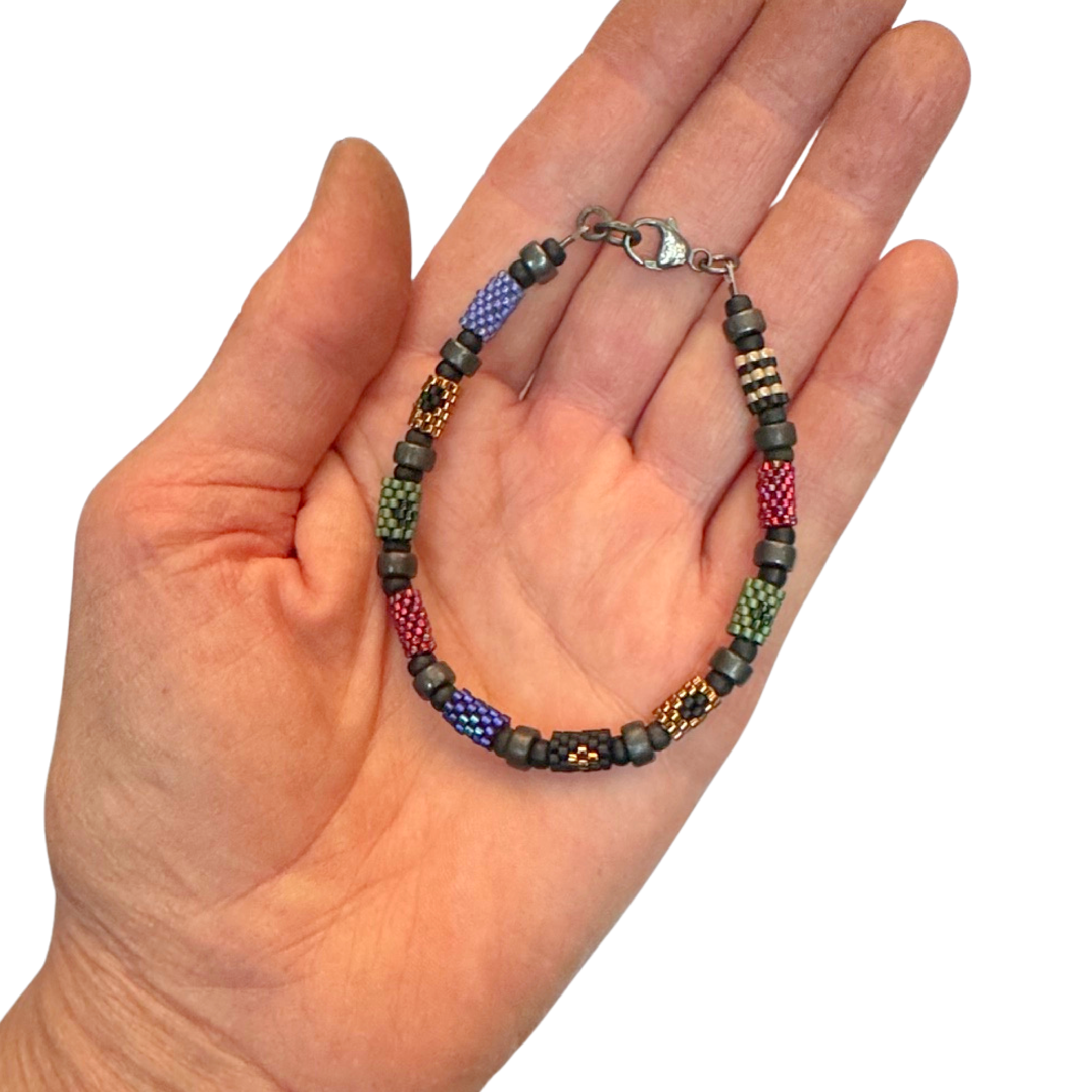 Jewel Tone Tube Bracelet Image 2.png