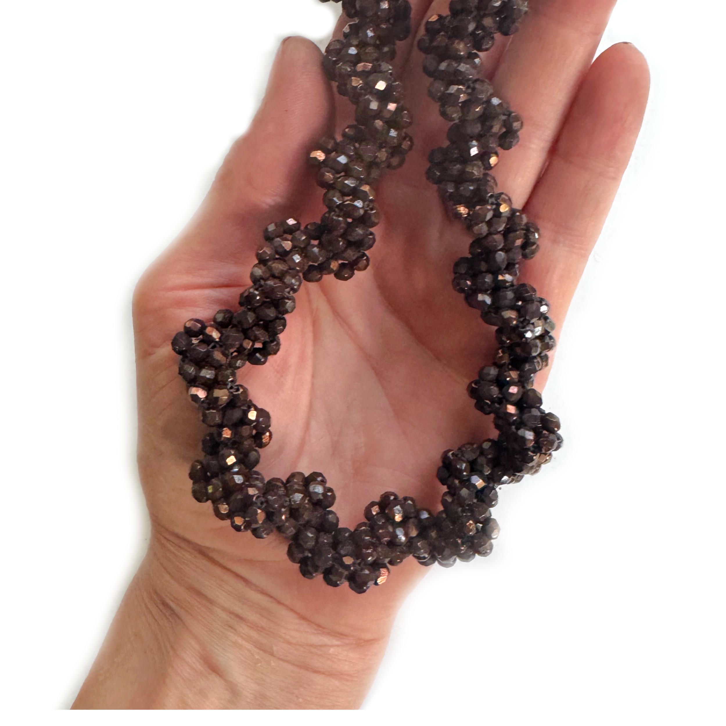 Coppery Mahagony Zig Zag Necklace Image 9.png