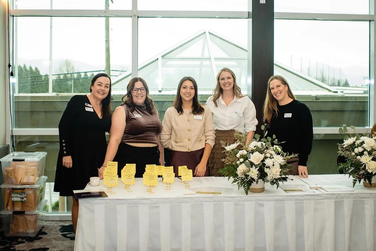👏 Special thanks to the @wlc.abbotsford.chamber for your support at our recent event. It was amazing to have so many helpful hands at our registration table welcoming 300+ guests to the @executivepresencefv luncheon. 💙 

Be sure to follow @wlc.abbo