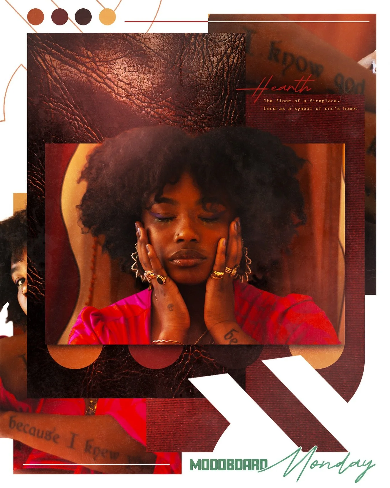 Hearth, loosely held. Warmth without effort. Texture, tone, and presence doing the talking. Soft power, rooted comfort, and a kind of heat that lingers.

#moodboardmonday #avra #visualstudy #wintertones

Model: @spell.adrienne